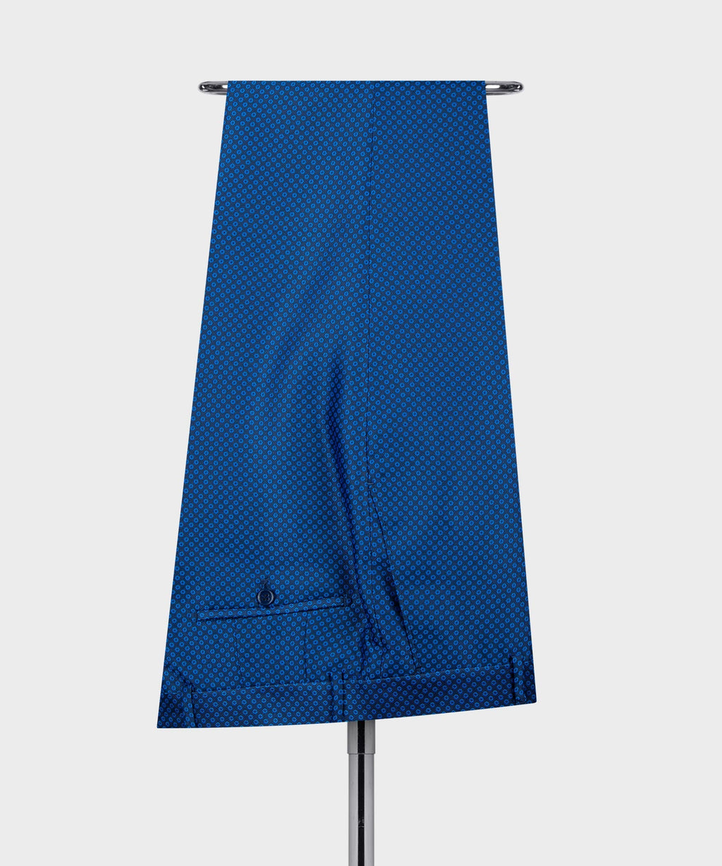 Blue-Black Lapel Double-Breasted Classic Tuxedo