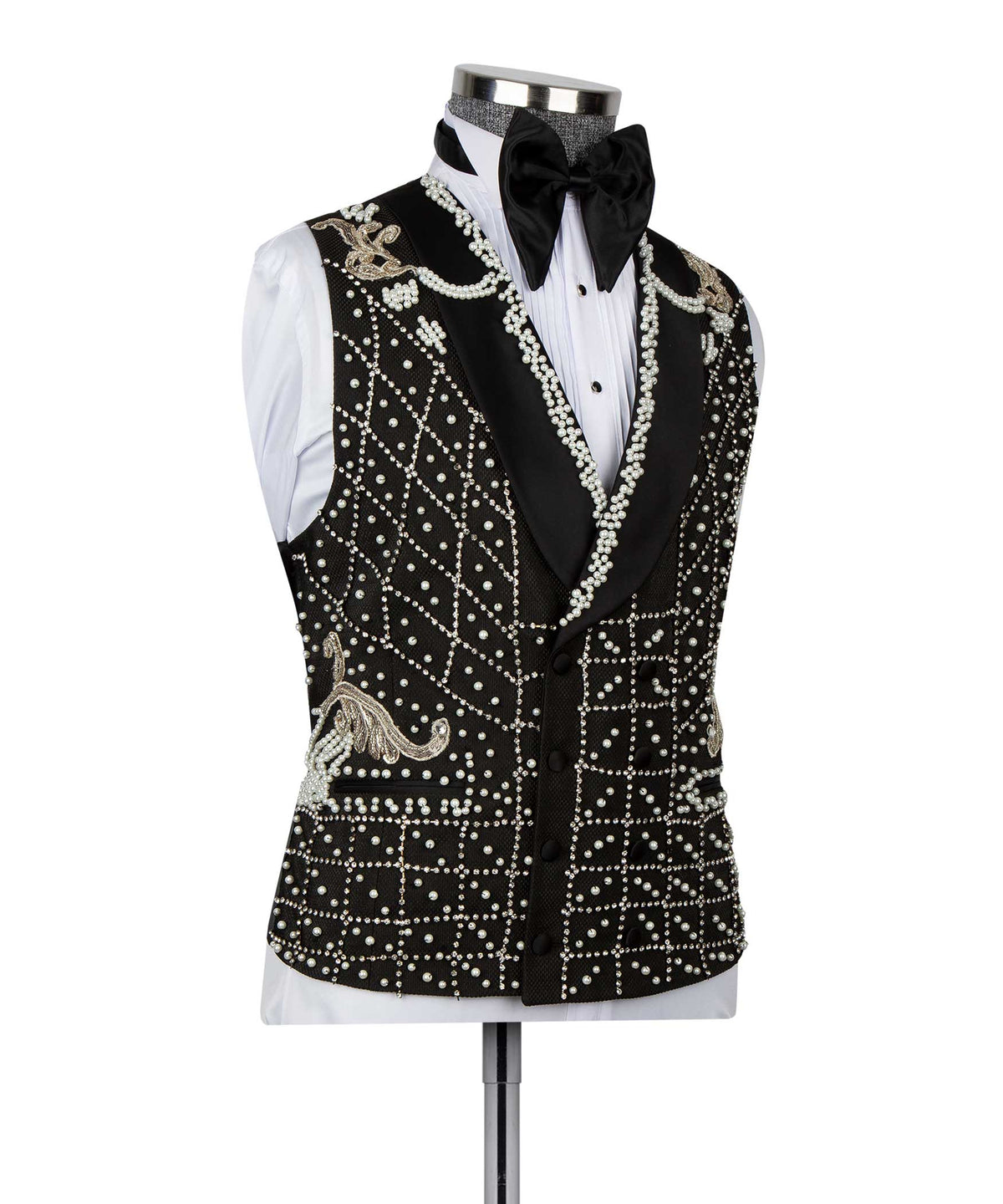 Crystal Jeweled Statement Tuxedo