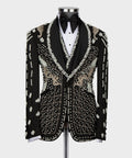 Crystal Jeweled Statement Tuxedo