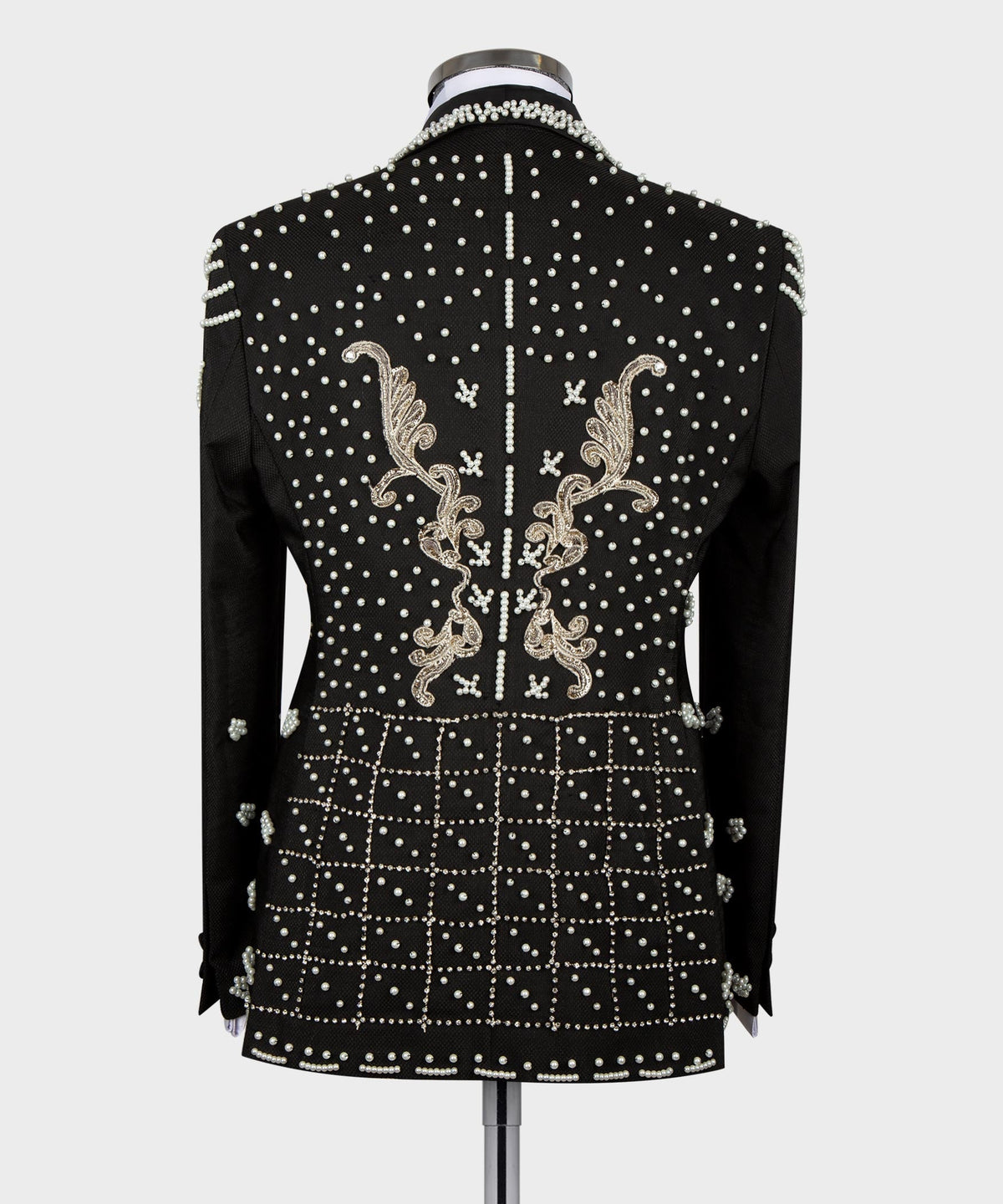 Crystal Jeweled Statement Tuxedo