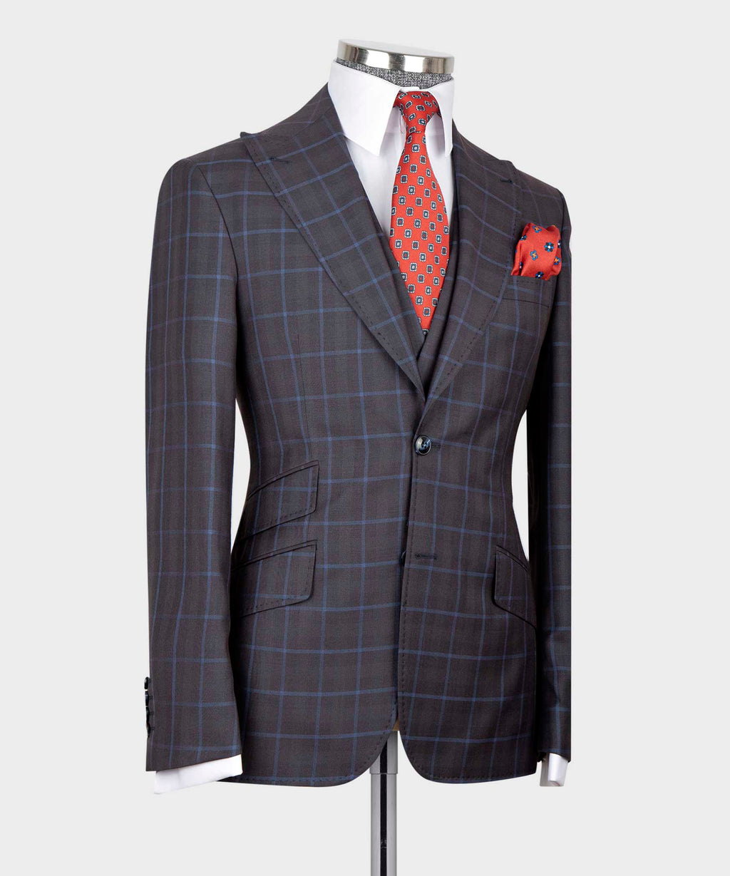 Charcoal Three-Piece Suit