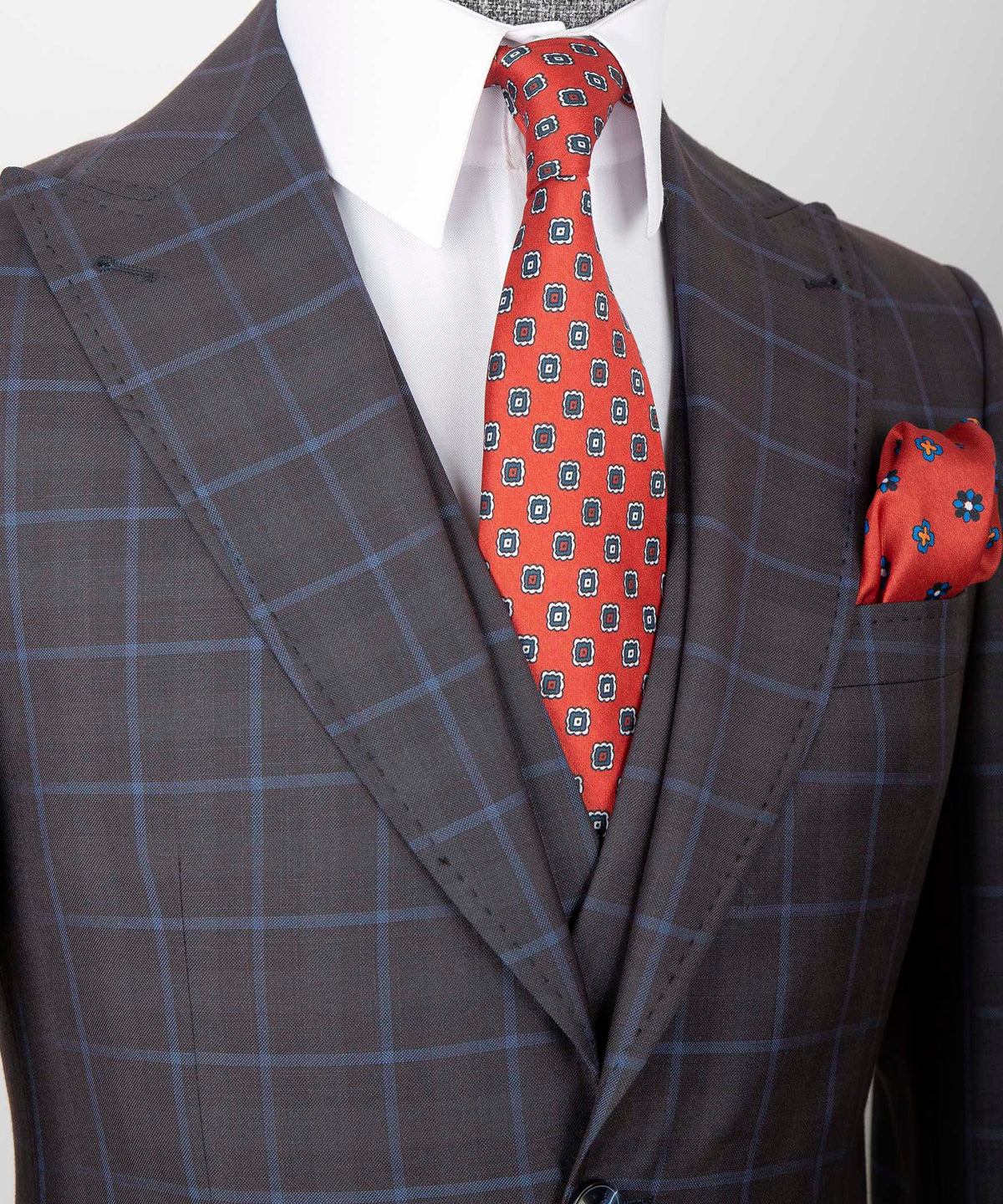 Charcoal Three-Piece Suit