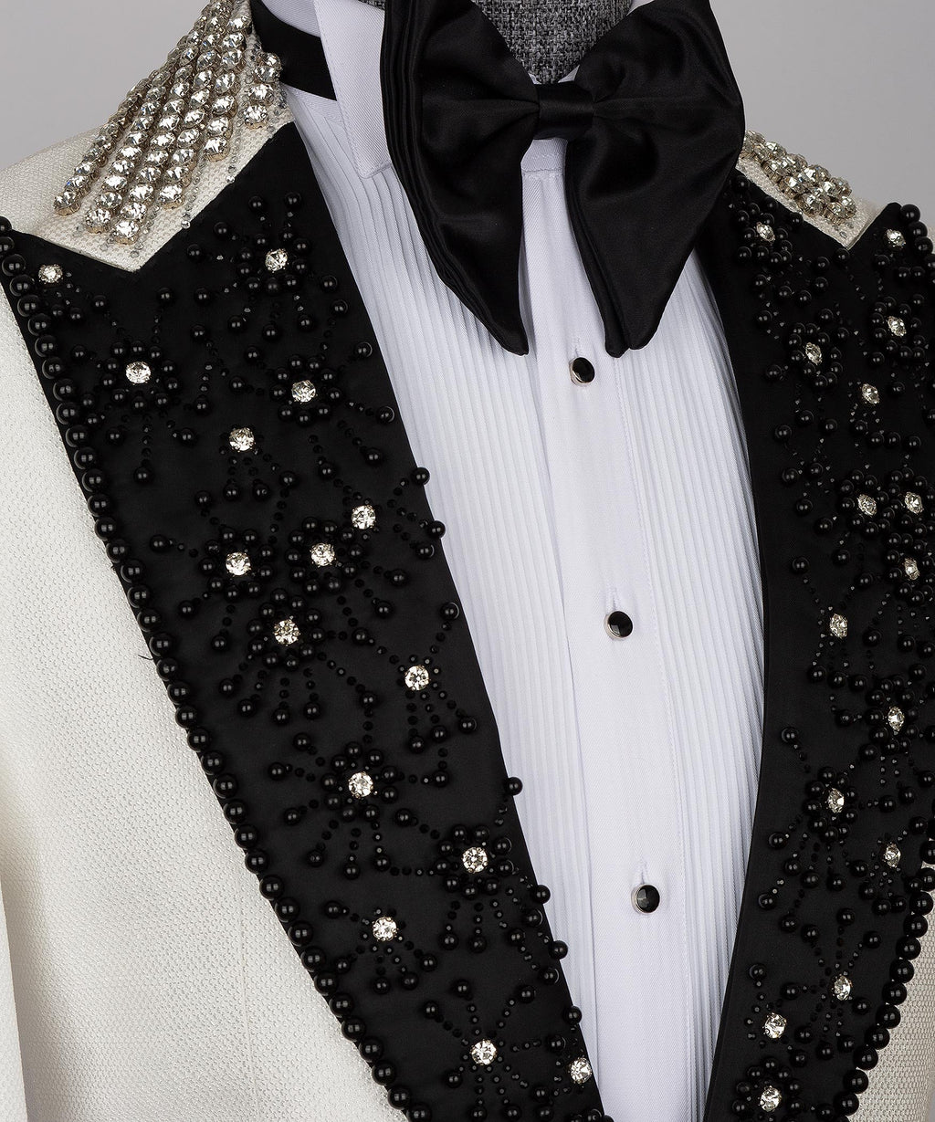 White Gemstone Tuxedo