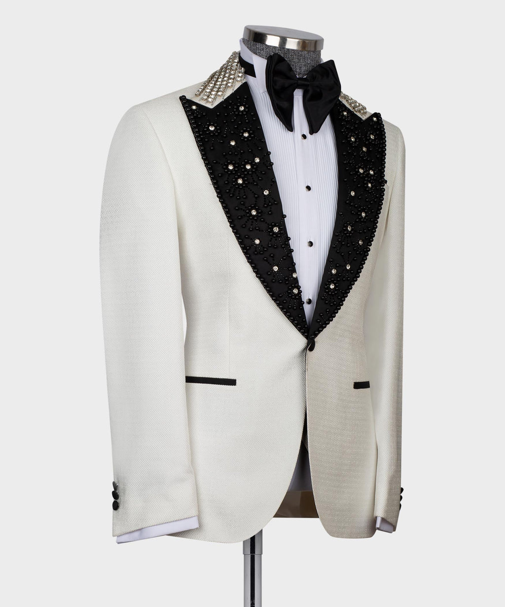 White Gemstone Tuxedo