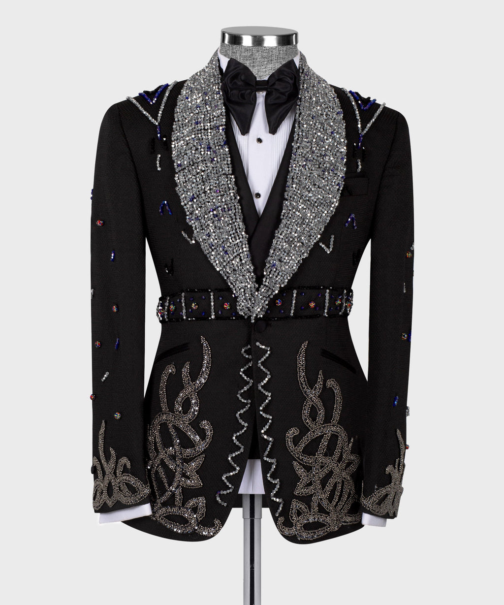 Gemstone Black Statement Tuxedo