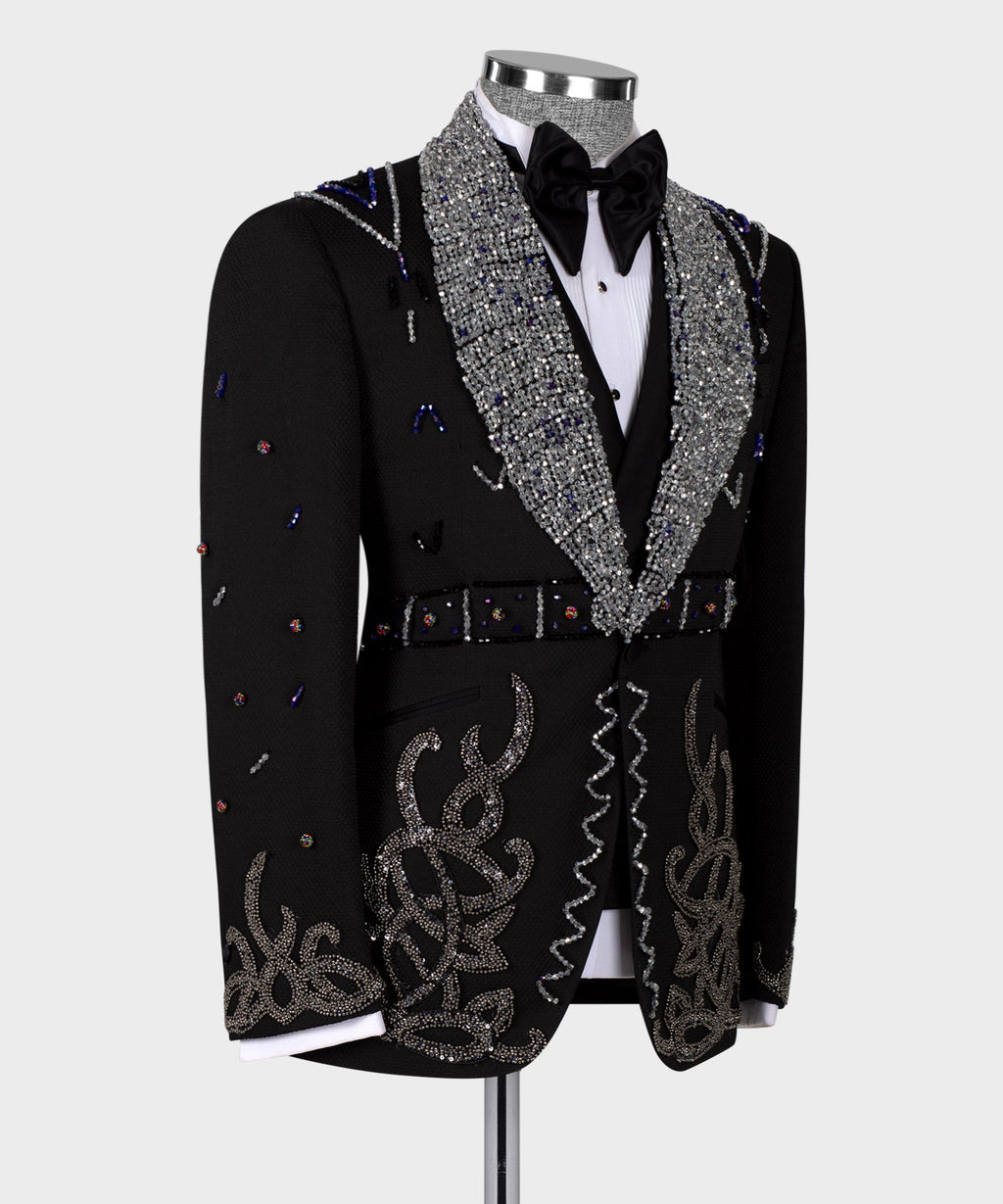 Gemstone Black Statement Tuxedo