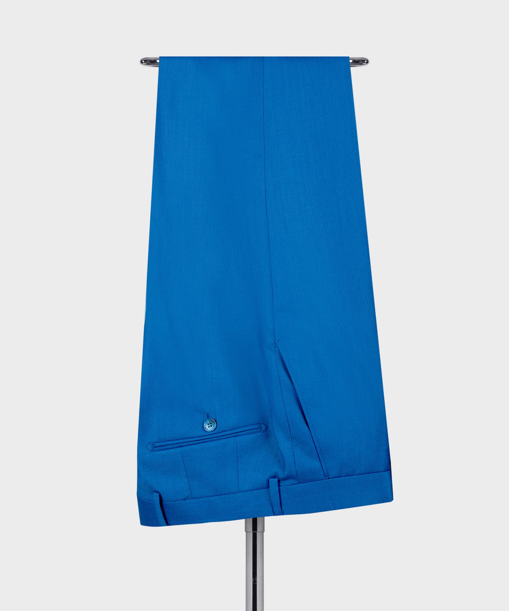 Light Blue Golden Button Business Classic Suit
