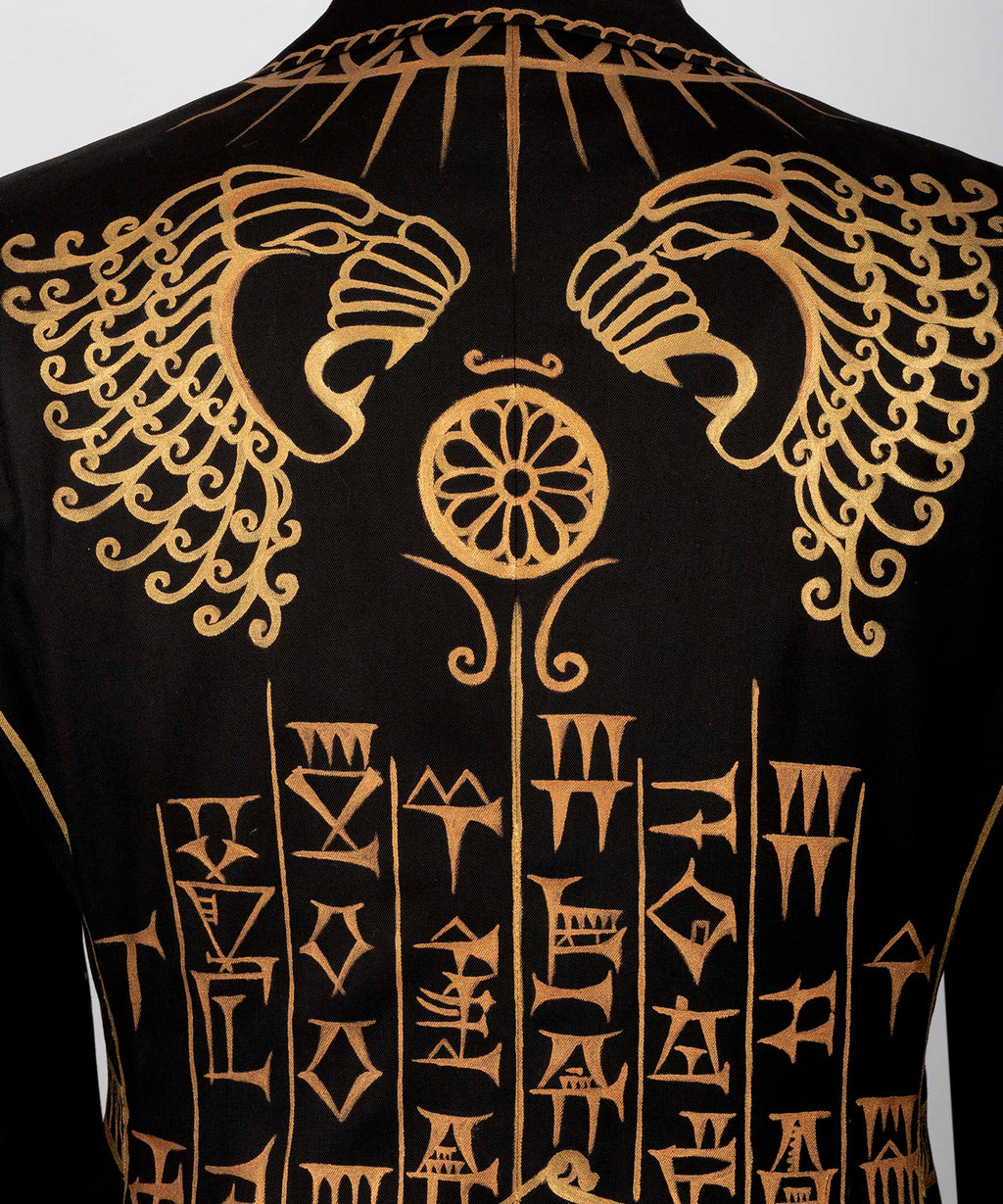 Black Art-Pattern Tuxedo - Style 01