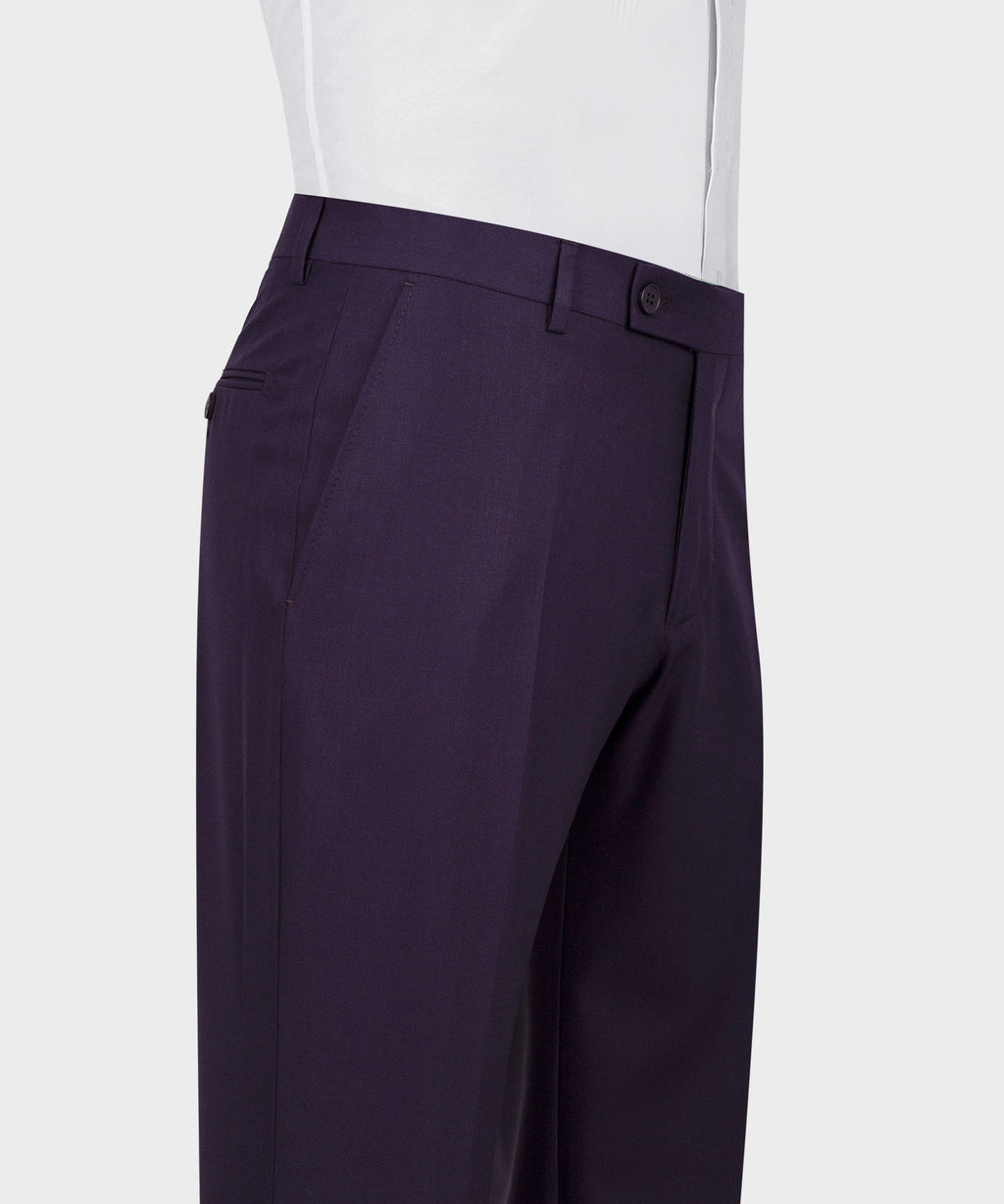 Eggplant Purple Double-Breasted Suit