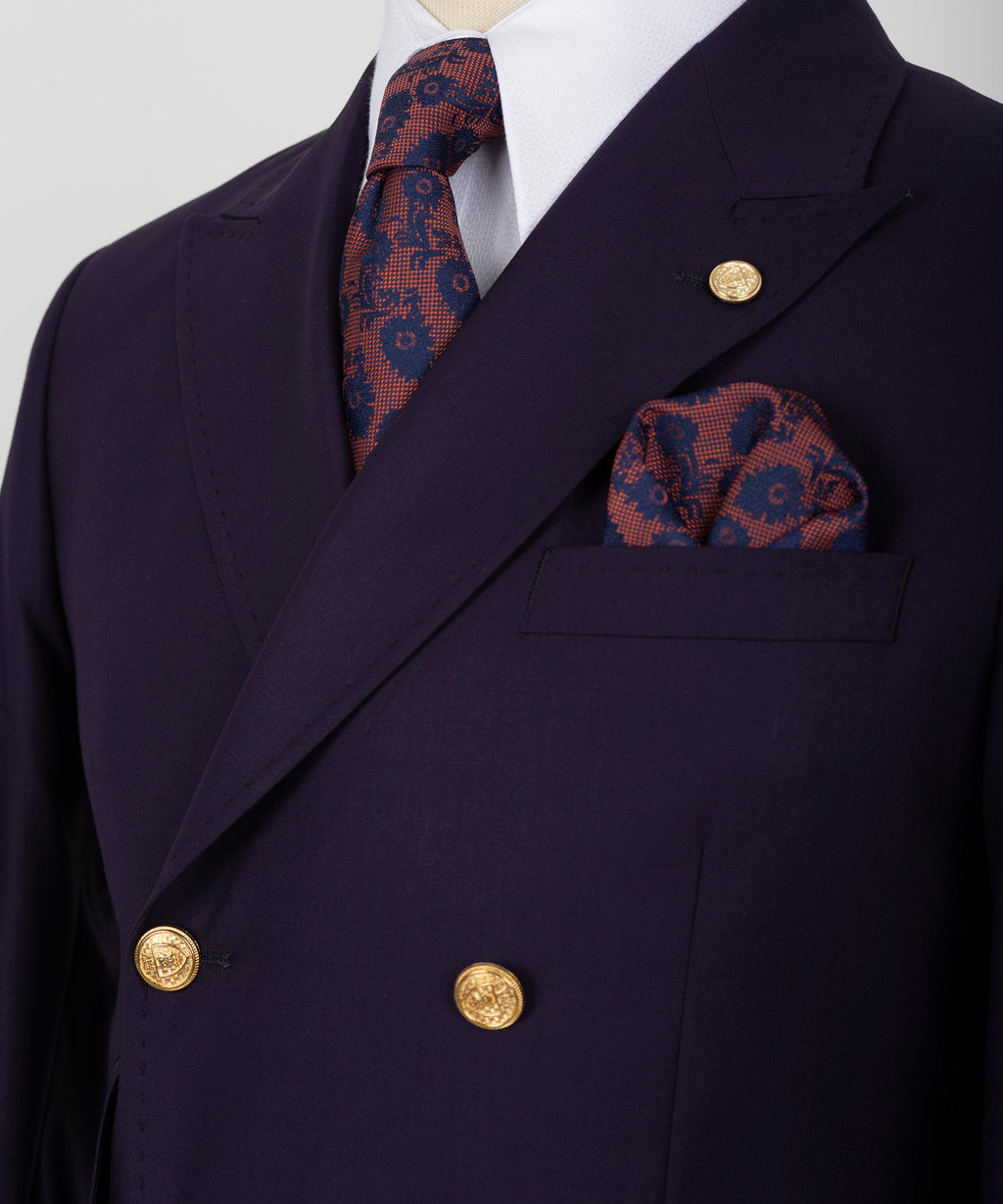 Eggplant Purple Double-Breasted Suit