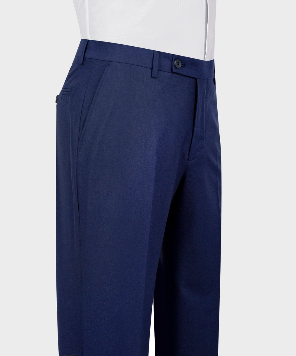 Dark Blue Double-Breasted Suit