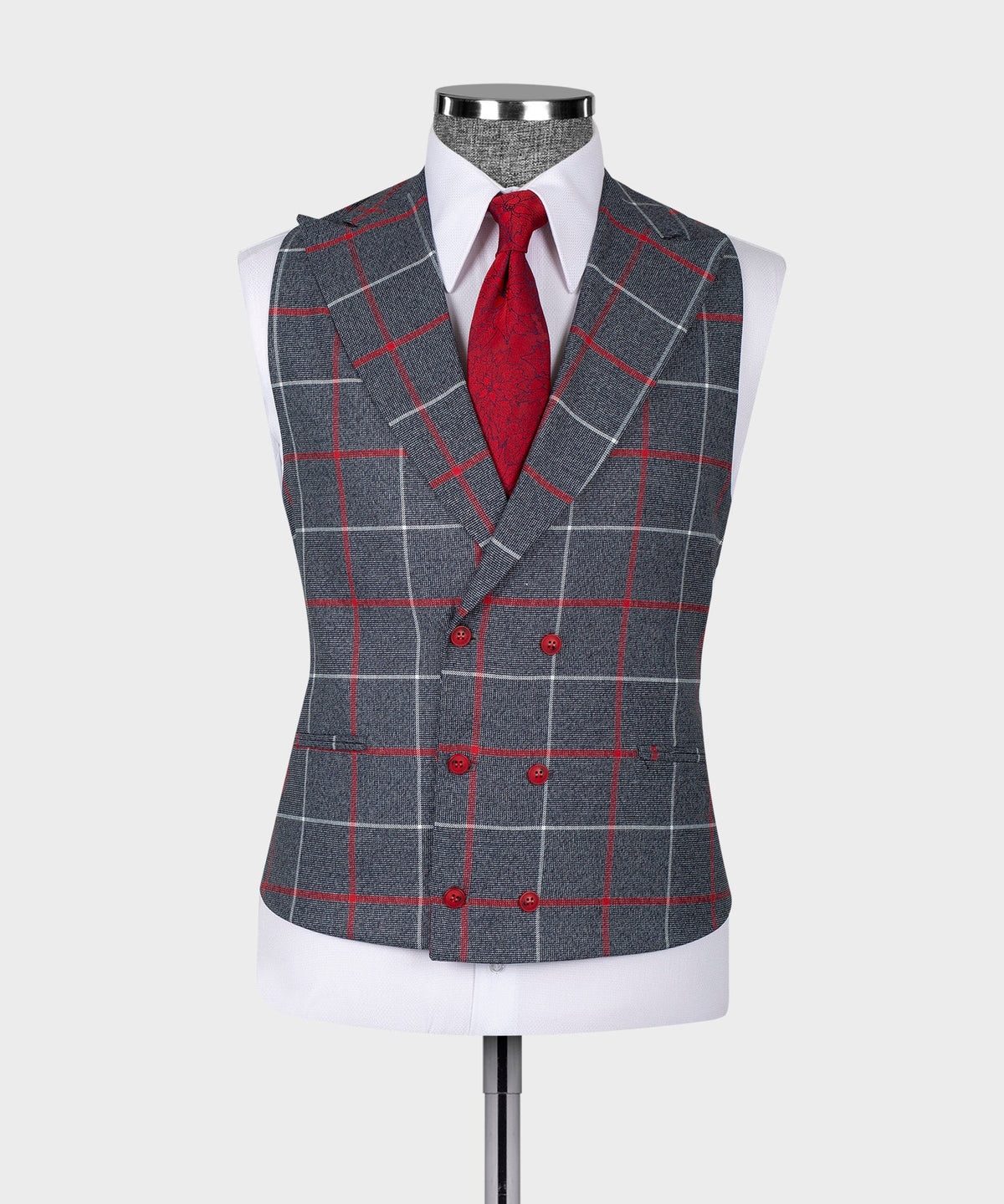 Navy Blue Three-Piece Suit - Style 03