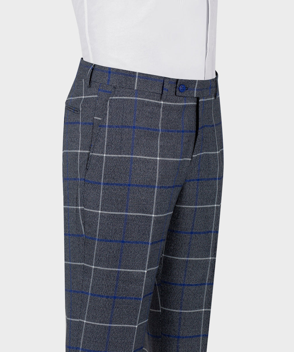 Navy Blue Three-Piece Suit - Style 02