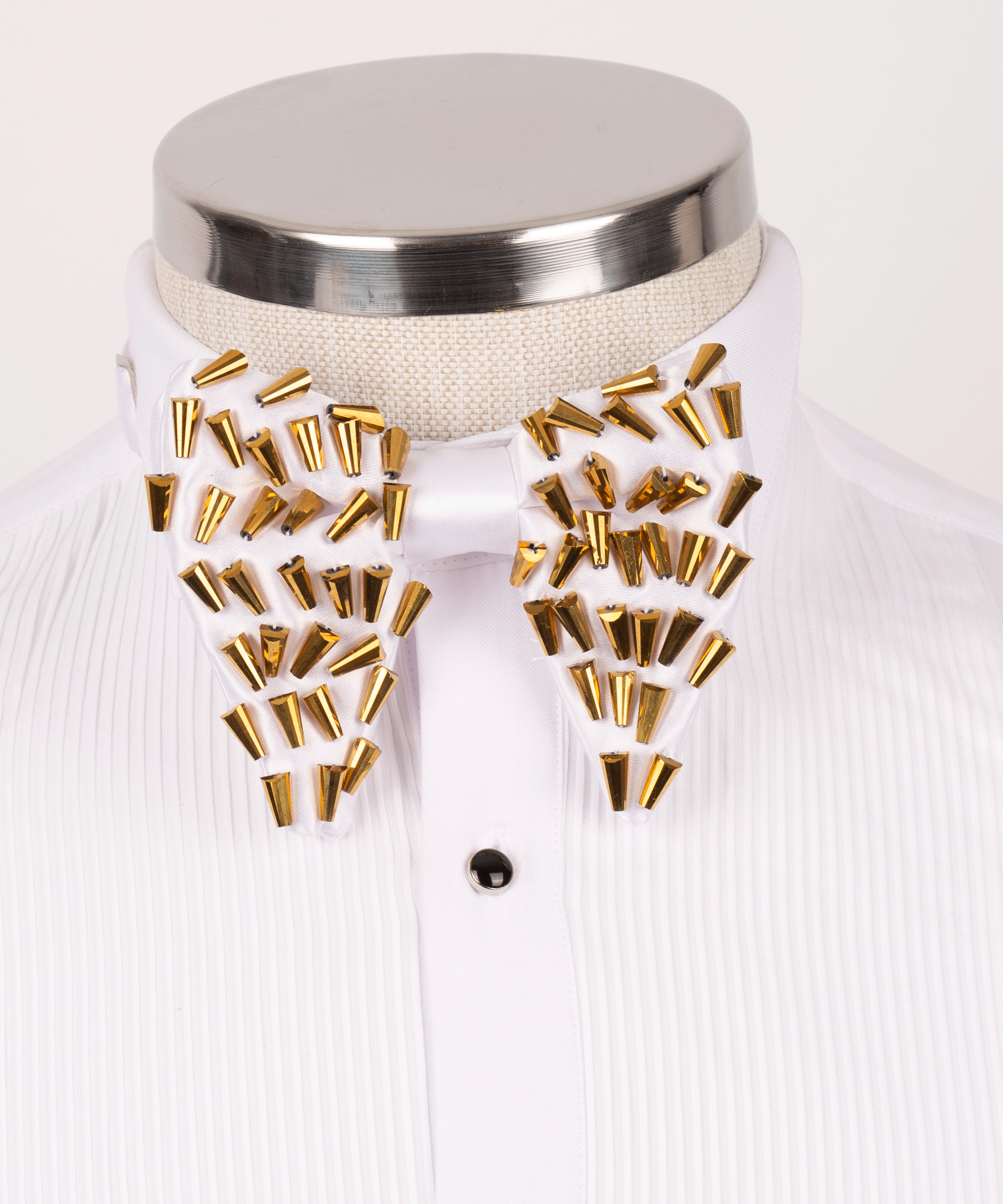 White Formal Bow Tie - Style 05