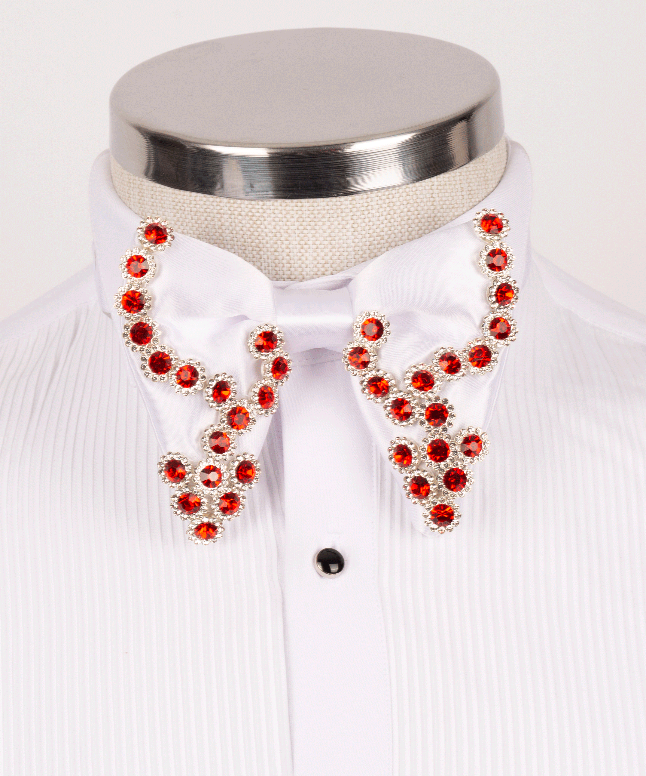 White Formal Bow Tie - Style 02
