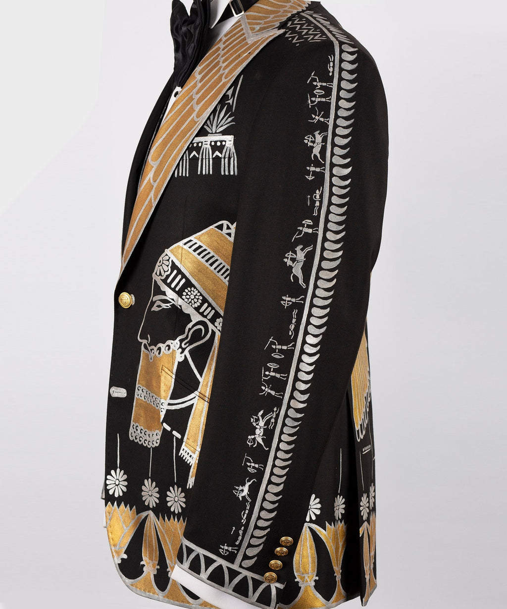 Black Art-Pattern Tuxedo - Style 02