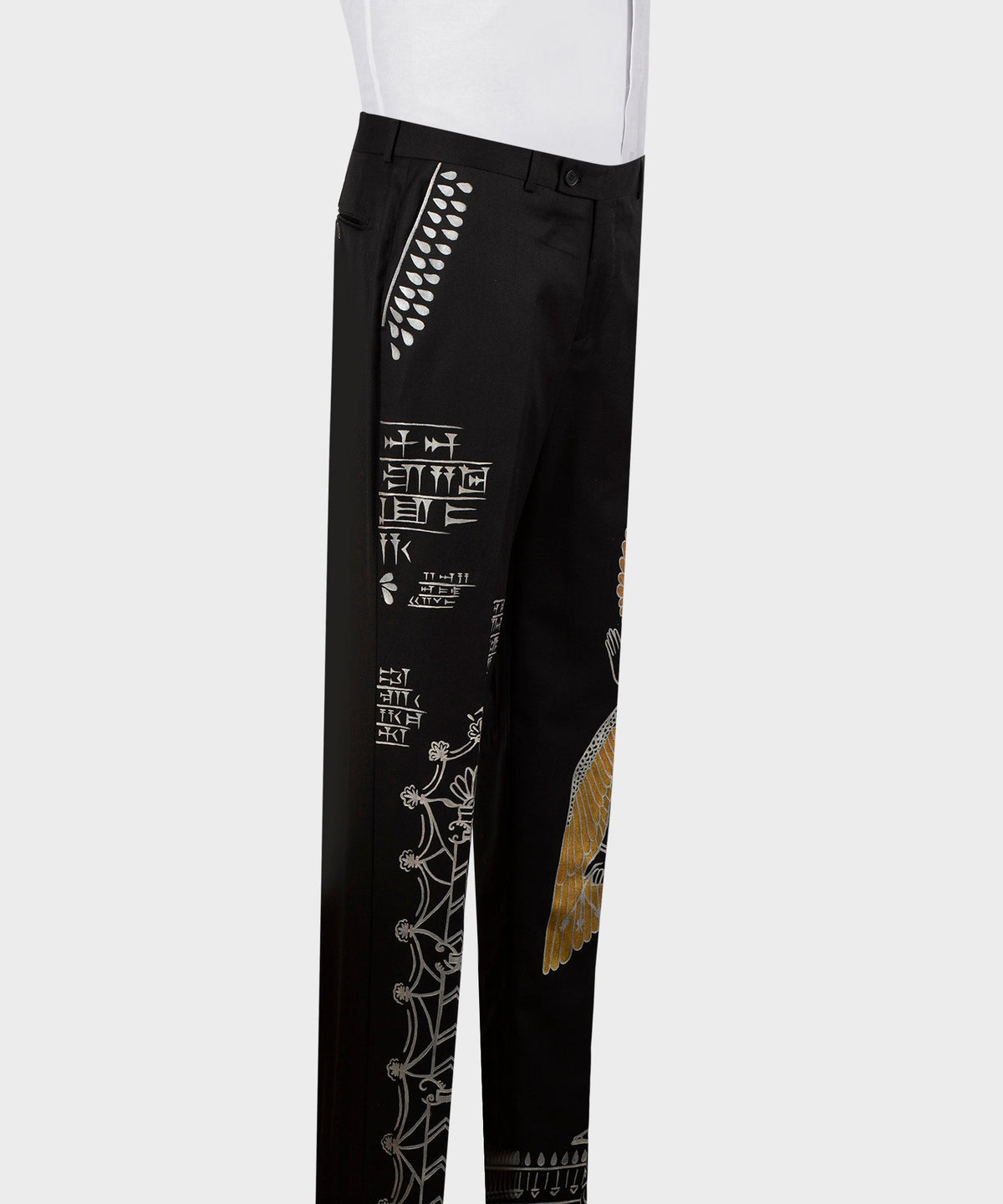 Black Art-Pattern Tuxedo - Style 03