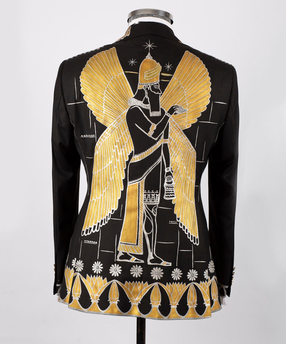 Black Art-Pattern Tuxedo - Style 02