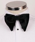 Black Velvet Bow Tie - Style 03