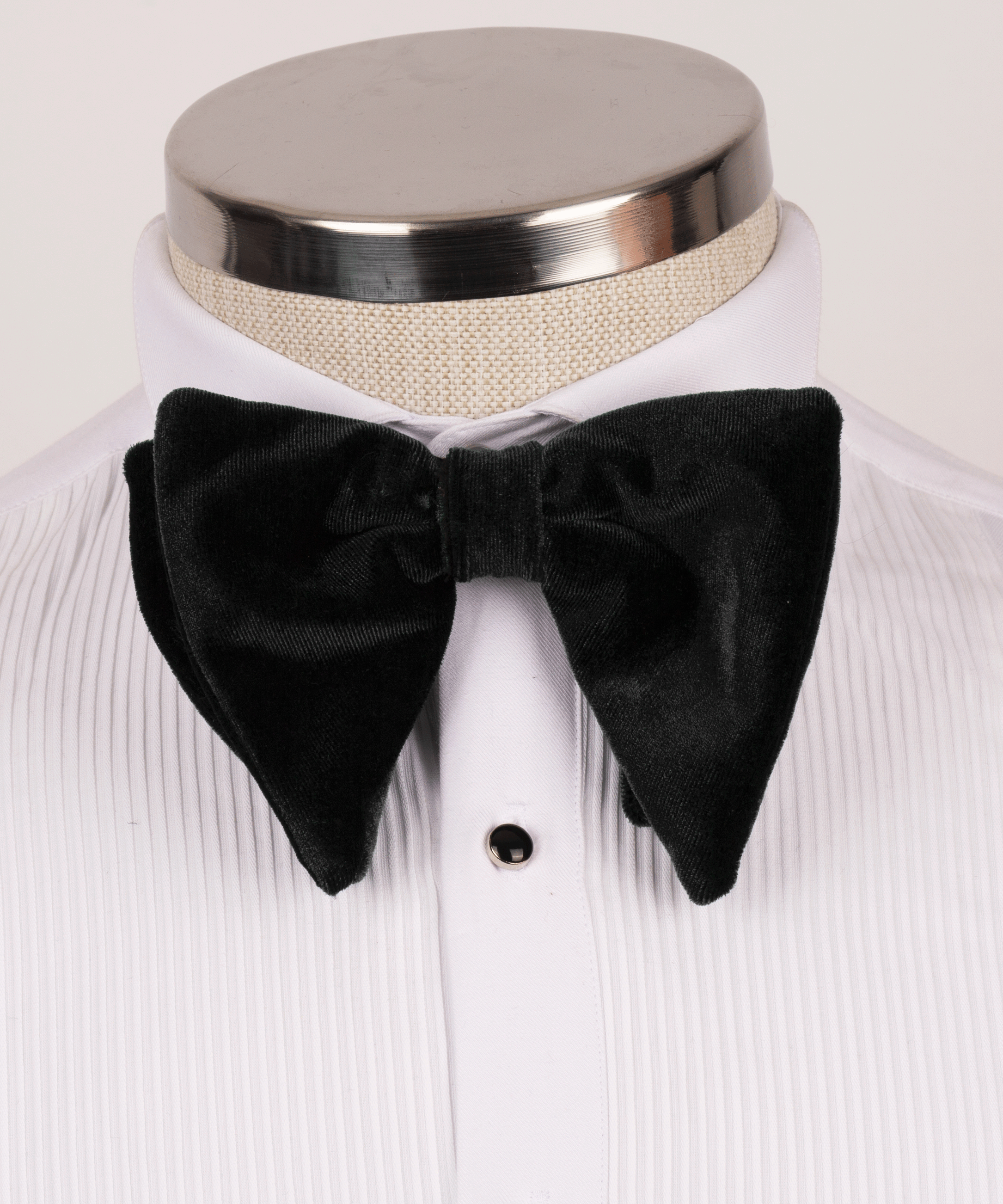 Black Velvet Bow Tie - Style 03