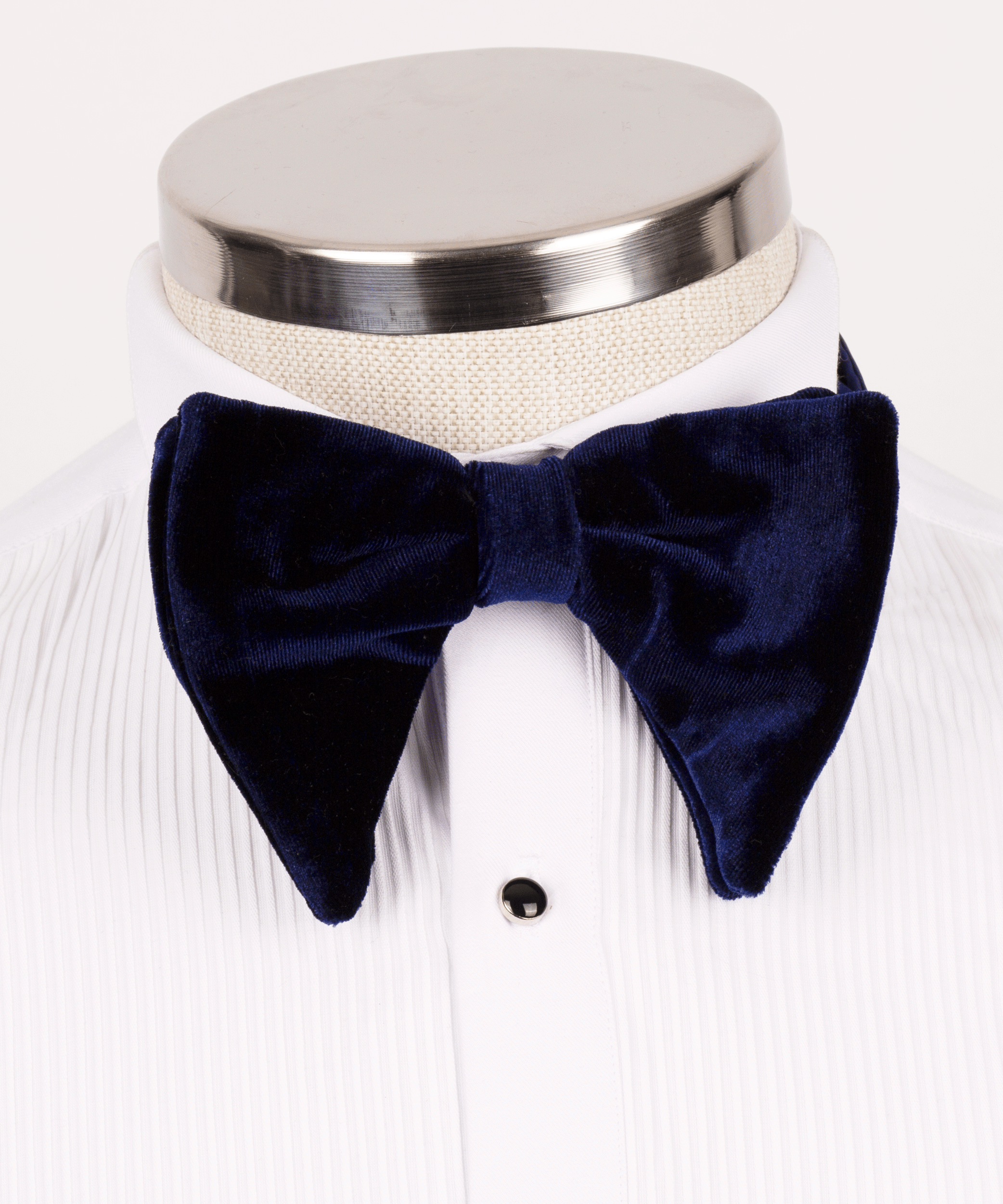 Blue Velvet Bow Tie