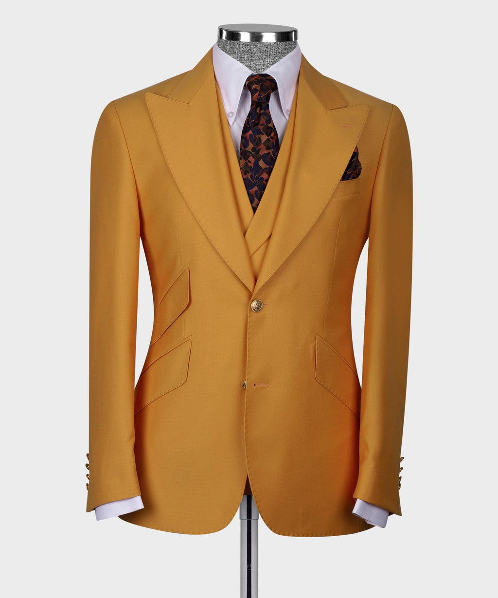 Gold Three-Piece Suit