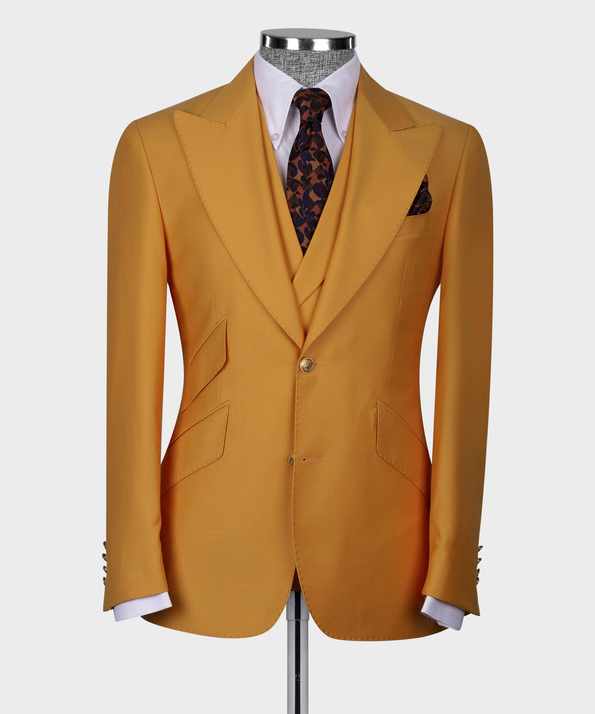 Gold Three-Piece Suit