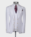 Silver Three-Piece Suit - Style 01
