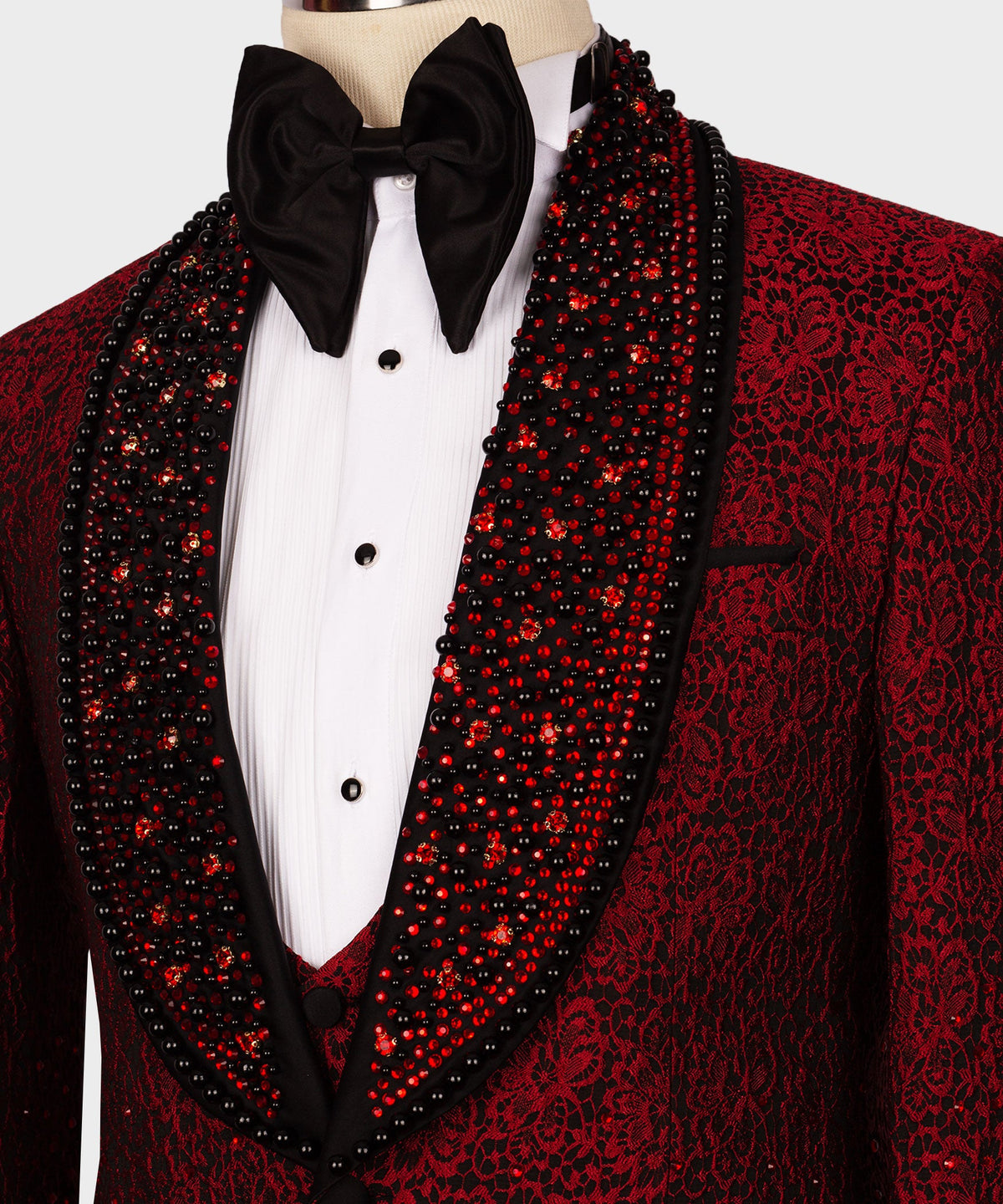 Red Gemstone Red Statement Tuxedo