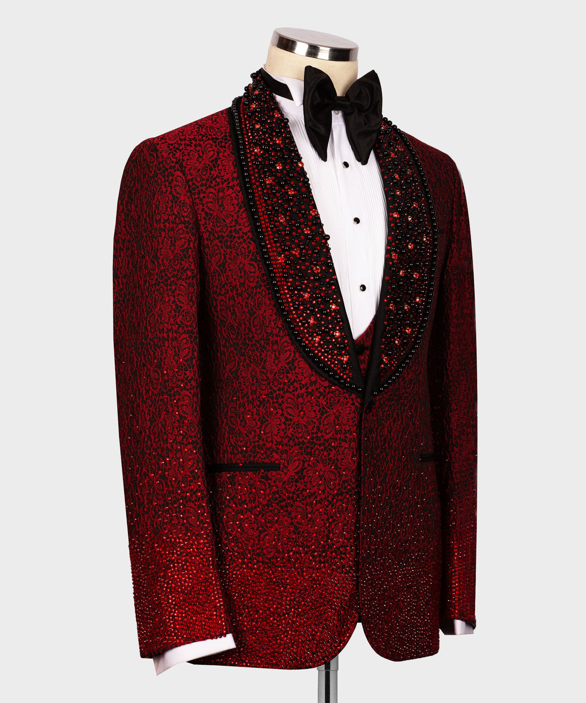 Red Gemstone Red Statement Tuxedo