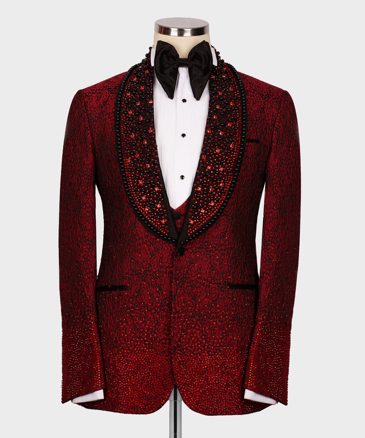 Red Gemstone Red Statement Tuxedo