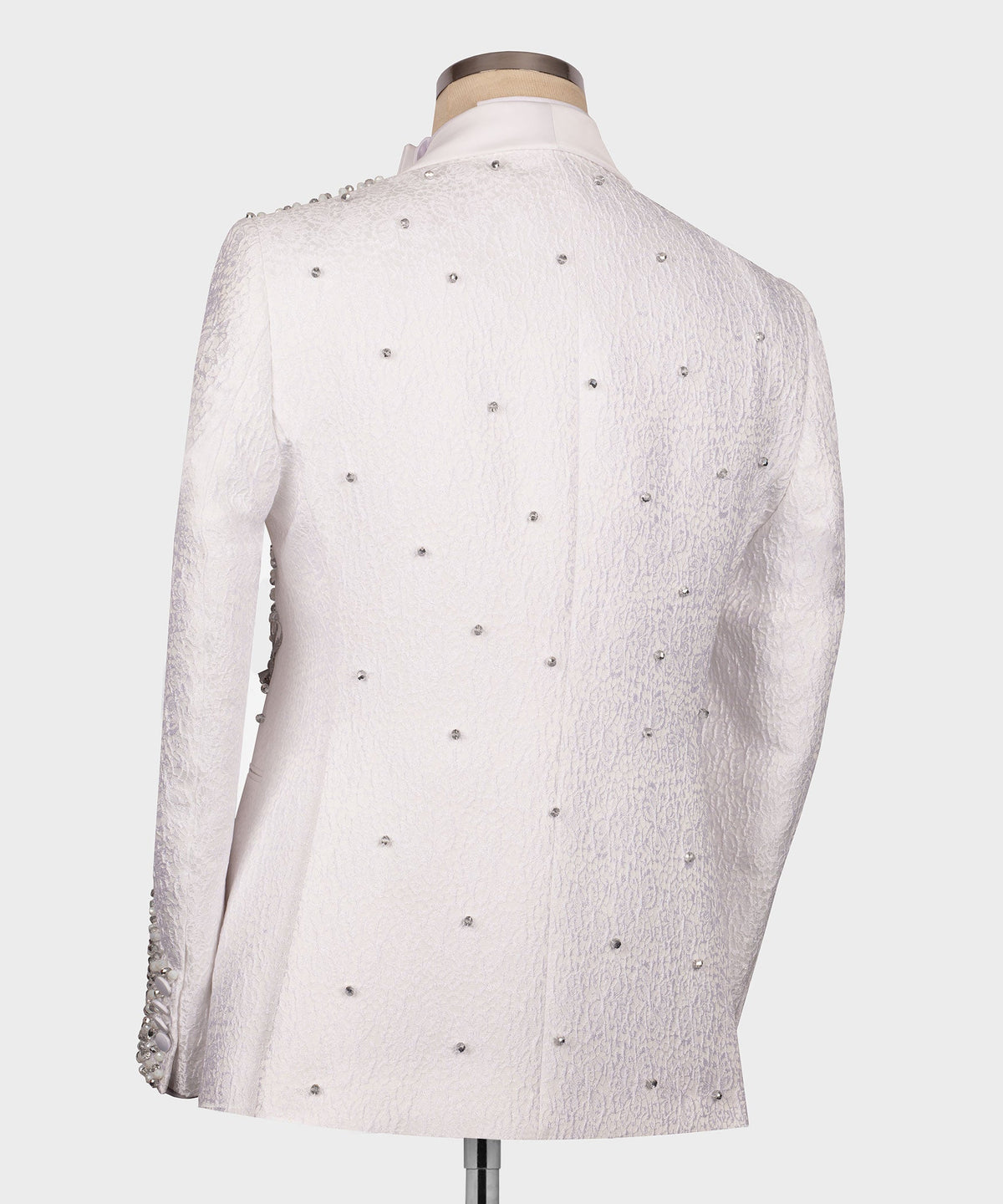 White Floral Statement Statement Tuxedo - Style 02