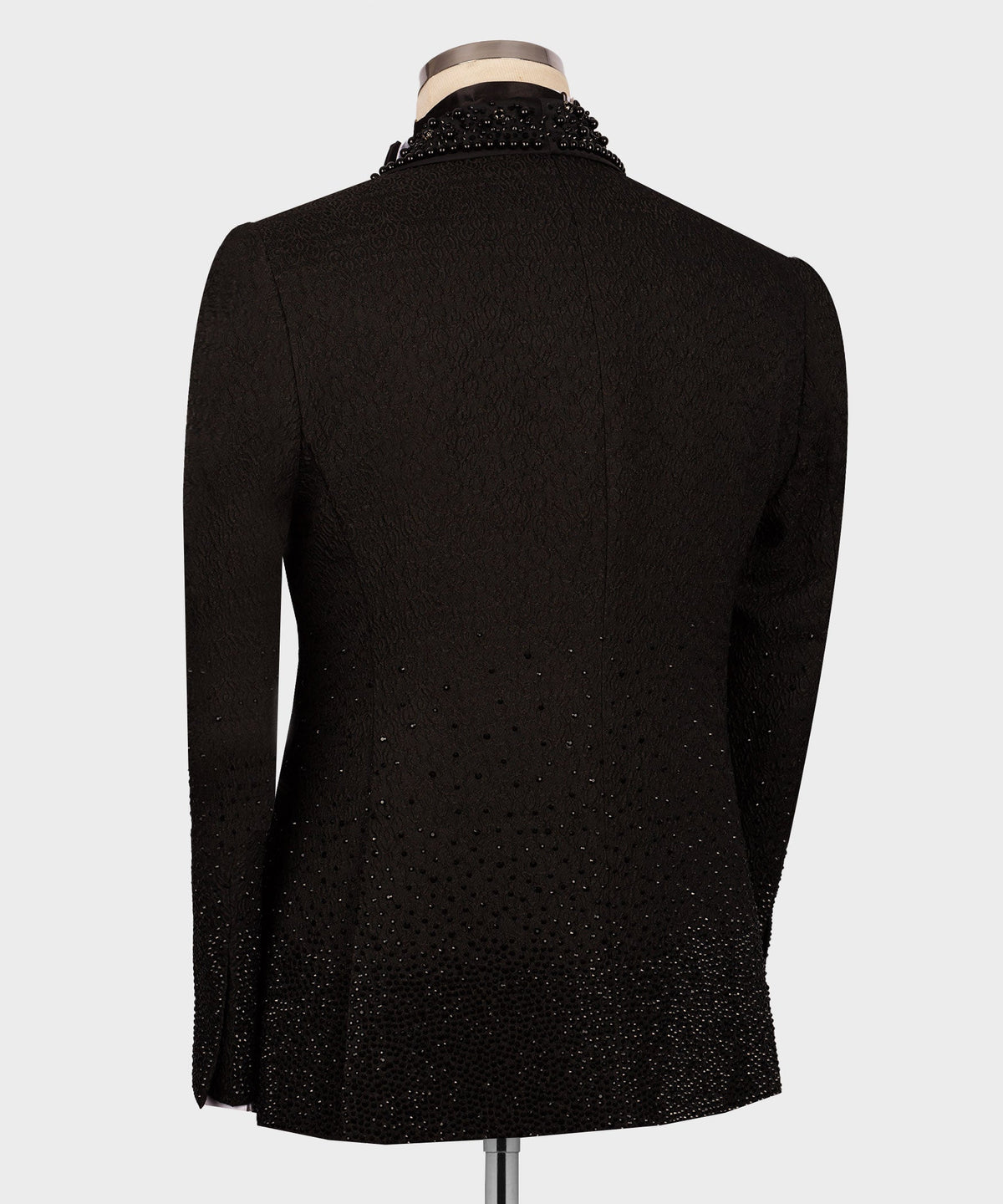 Black Gemstone Black Statement Tuxedo - Style 03