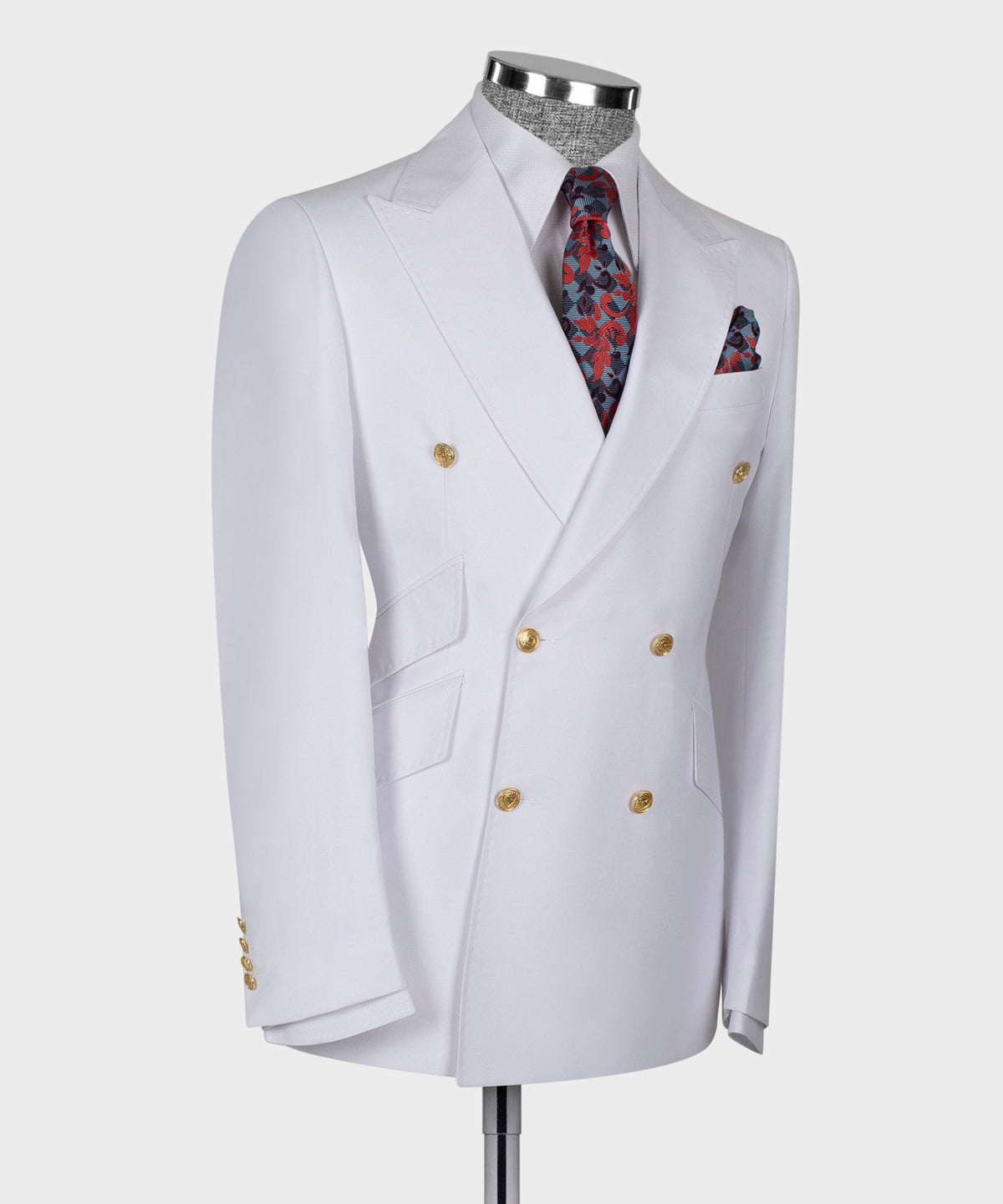 Double-Breasted Gold-Button Suit - Style 11