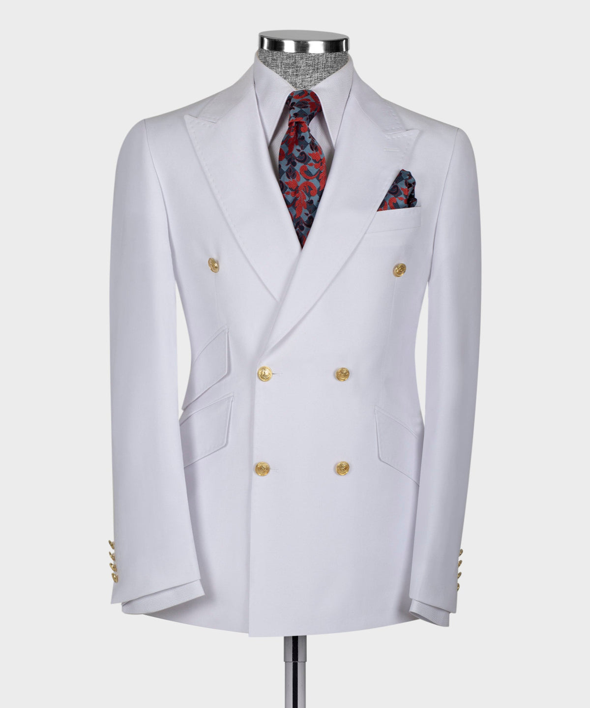 Double-Breasted Gold-Button Suit - Style 11