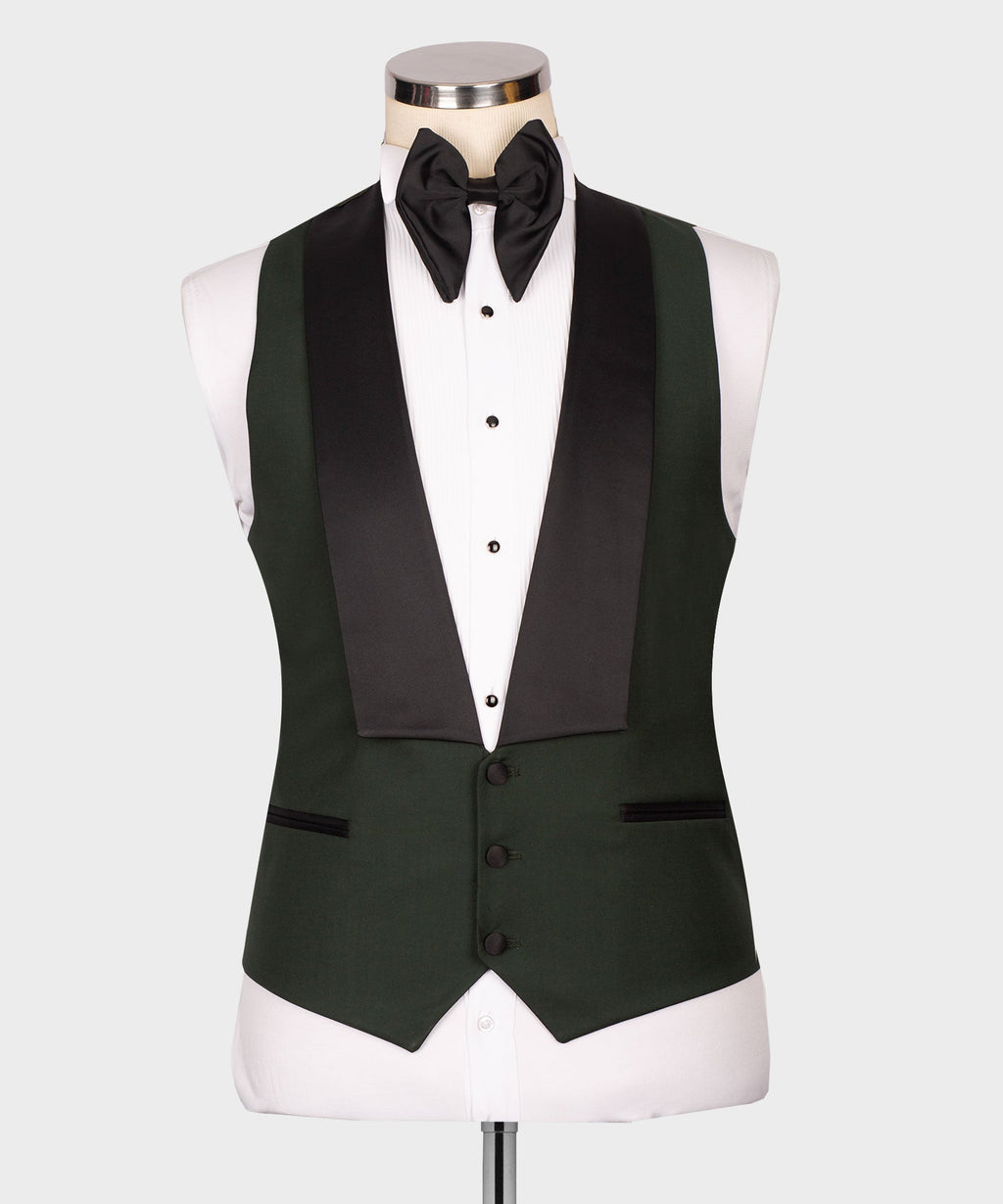 Black Collar Classic Green Tuxedo