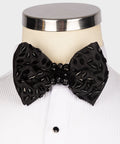 Black Statement Bow Tie - Style 07
