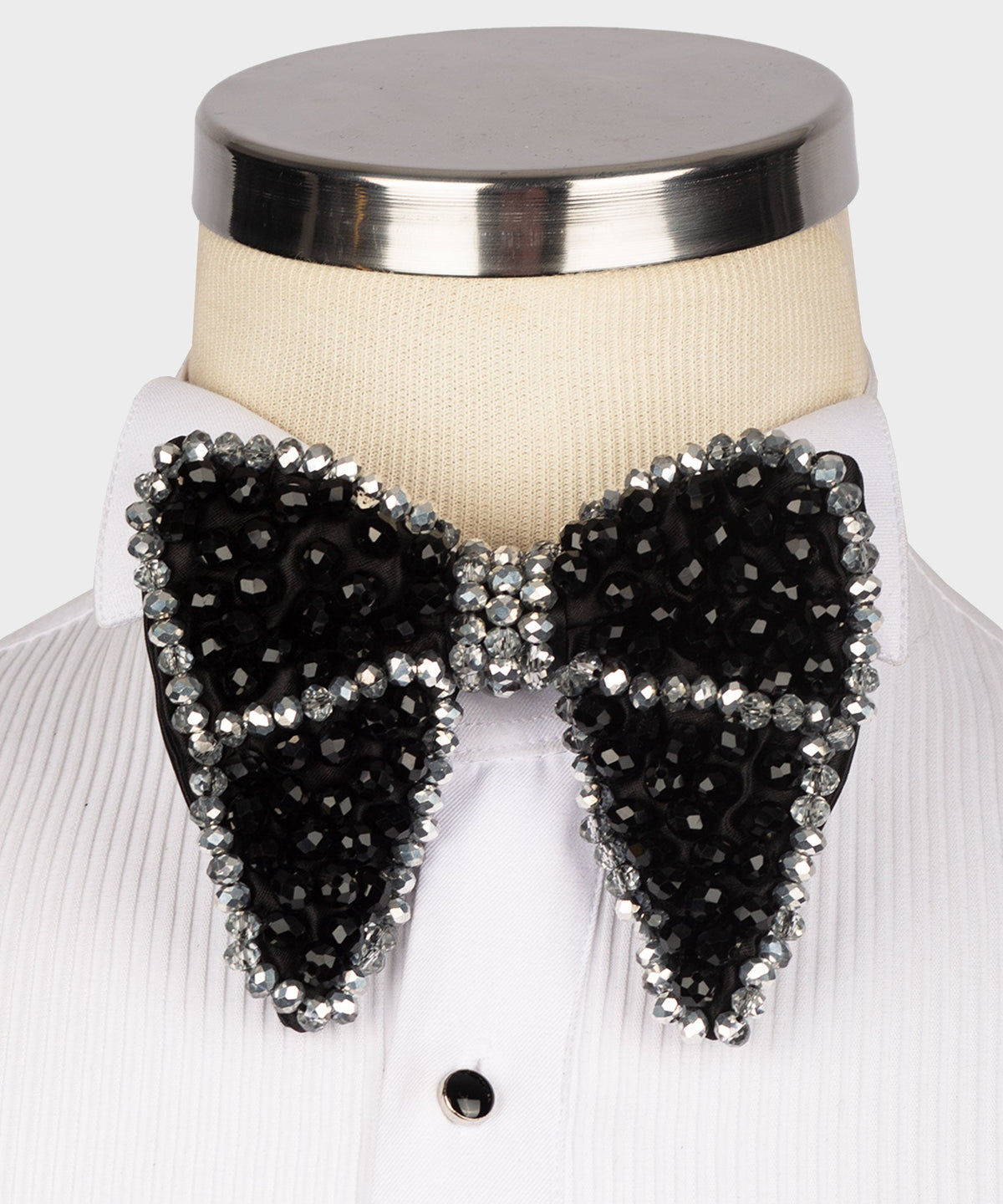 Black Statement Bow Tie - Style 04