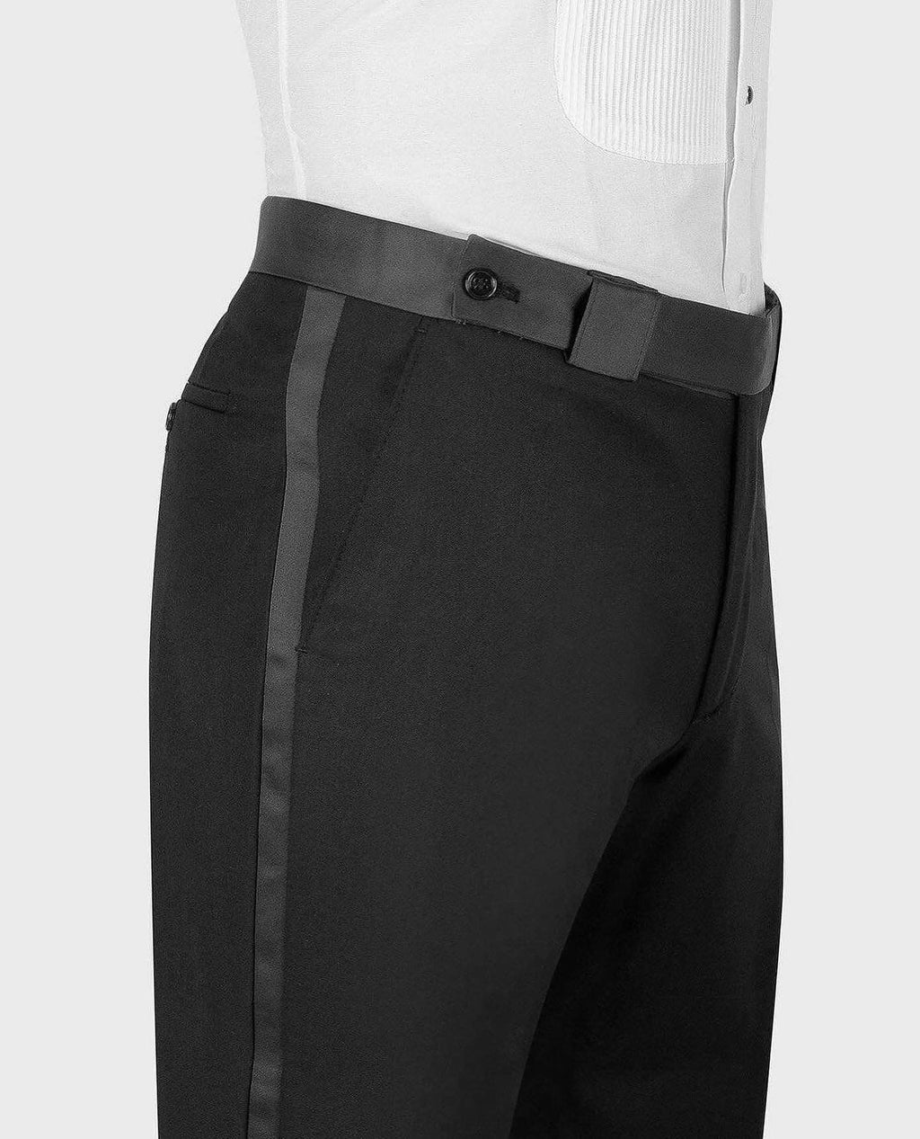 Black Crystal Jeweled Statement Tuxedo