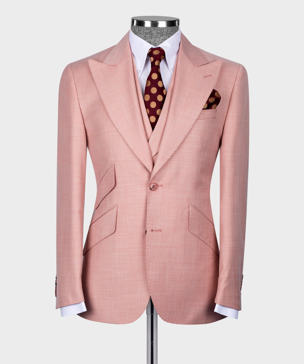 Red Three-Piece Suit - Style 03