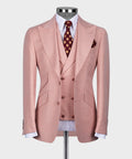 Red Three-Piece Suit - Style 03