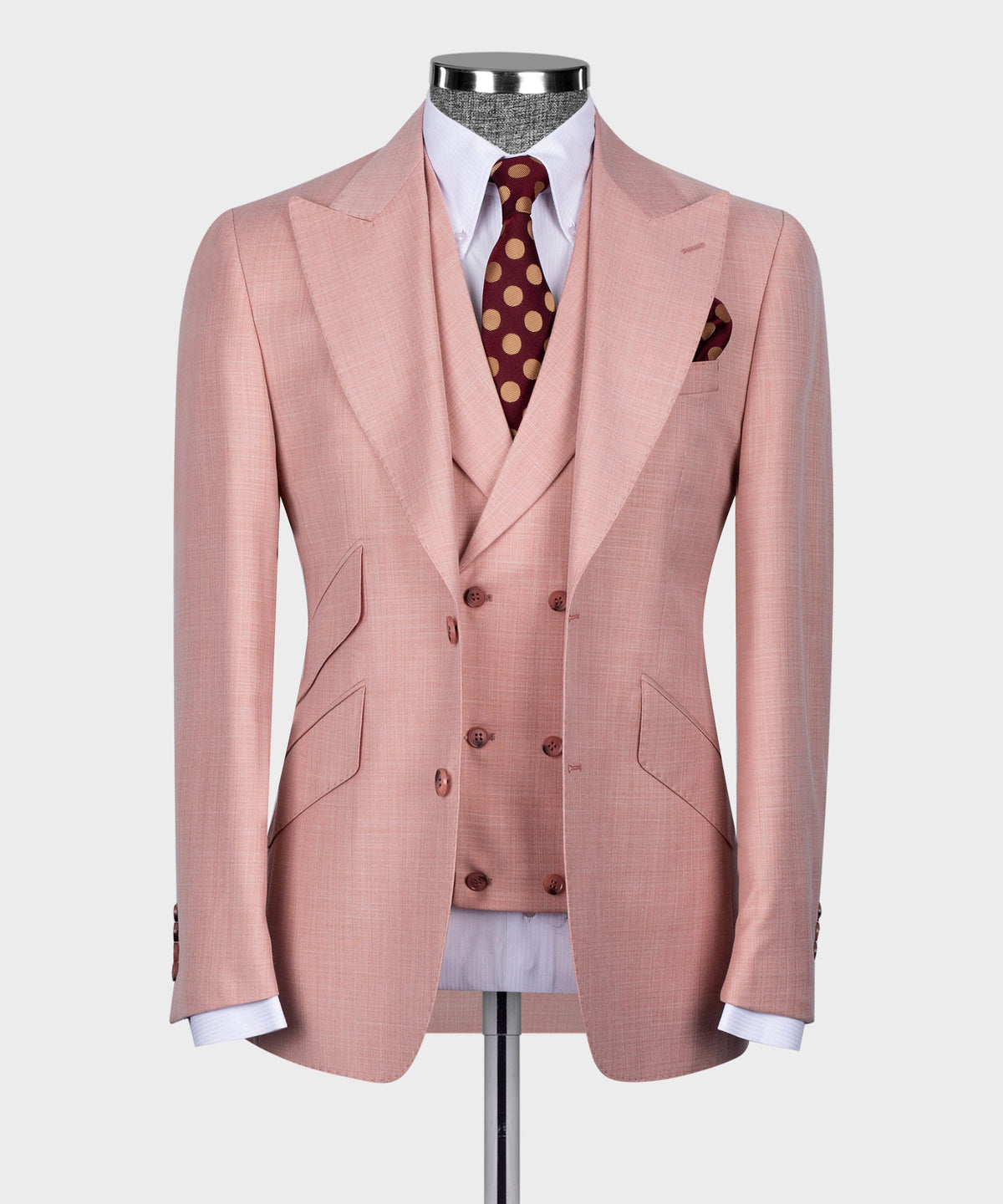 Red Three-Piece Suit - Style 03