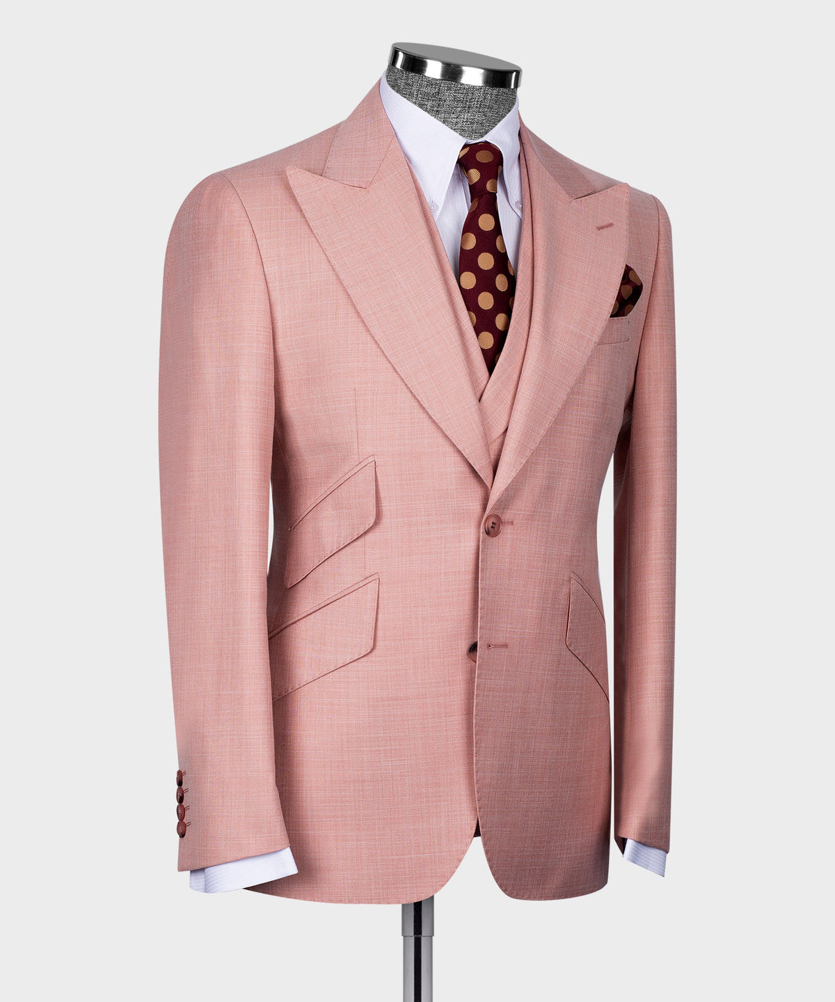 Red Three-Piece Suit - Style 03