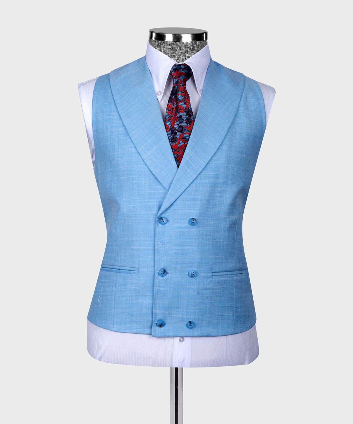 Blue Three-Piece Suit - Style 02