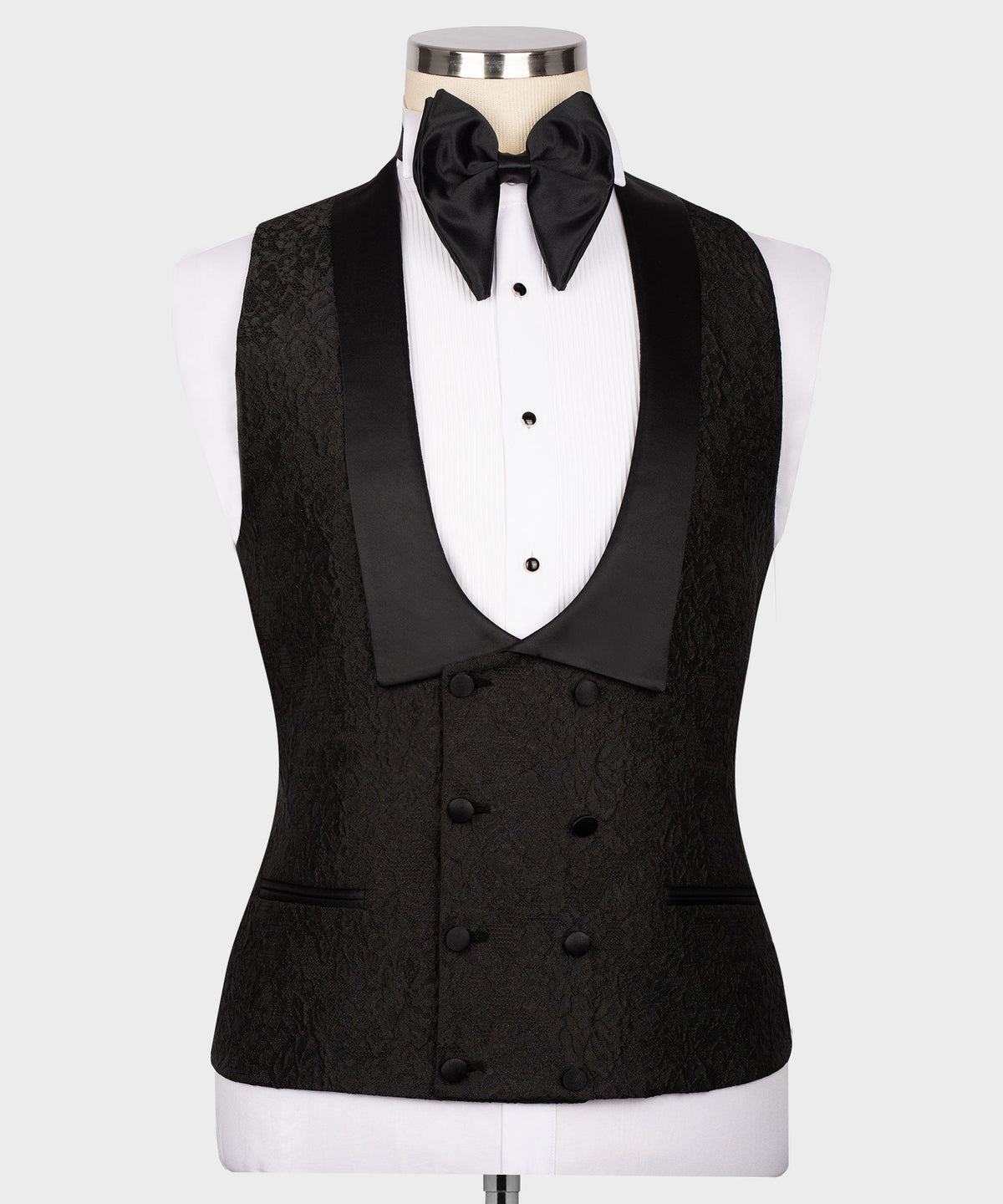 Black Embossed Fabric