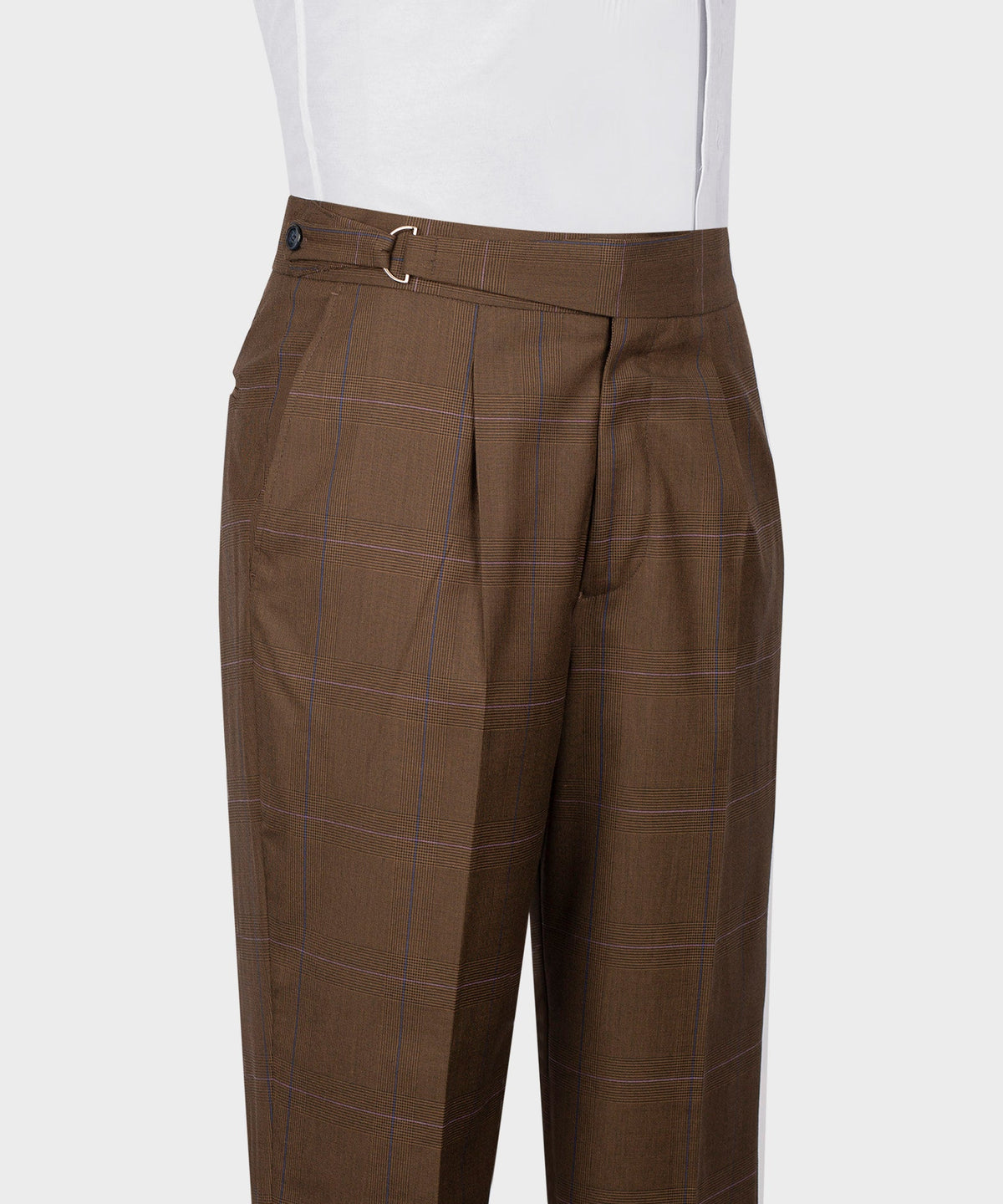Double-Breasted Brown Suit