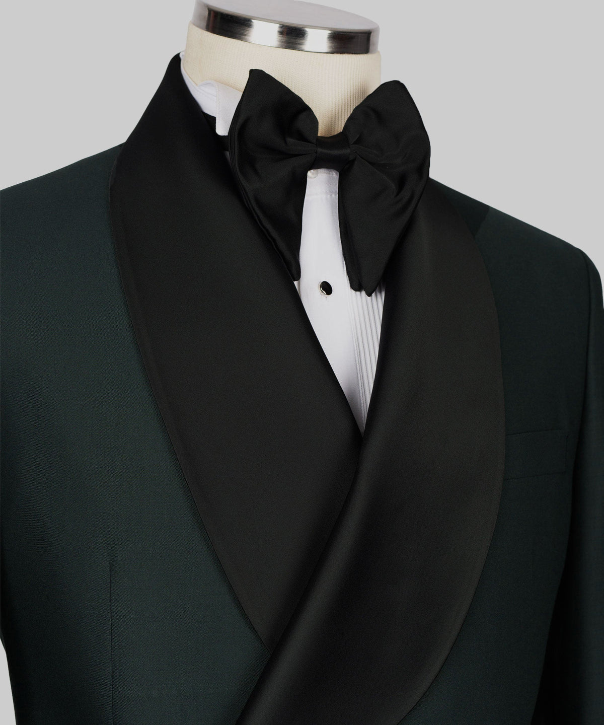 Black Collar Green Tuxedo - Style 01