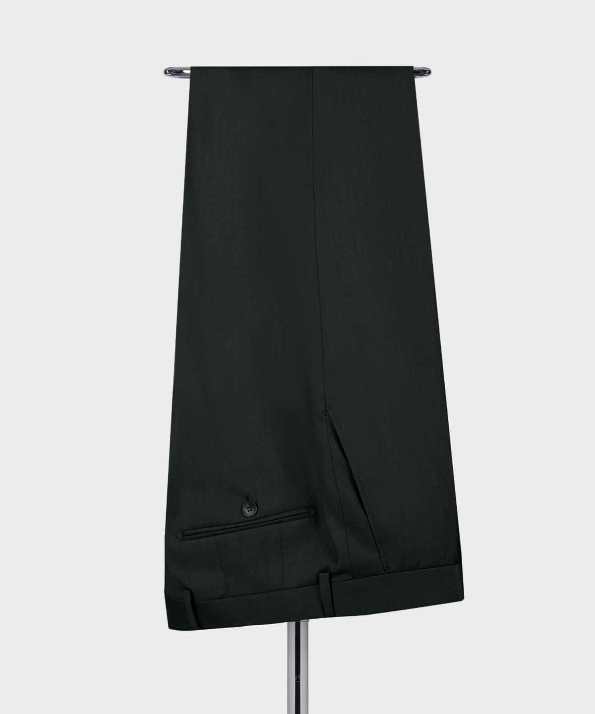Three-Piece Suit Dark Green - Gold-Button