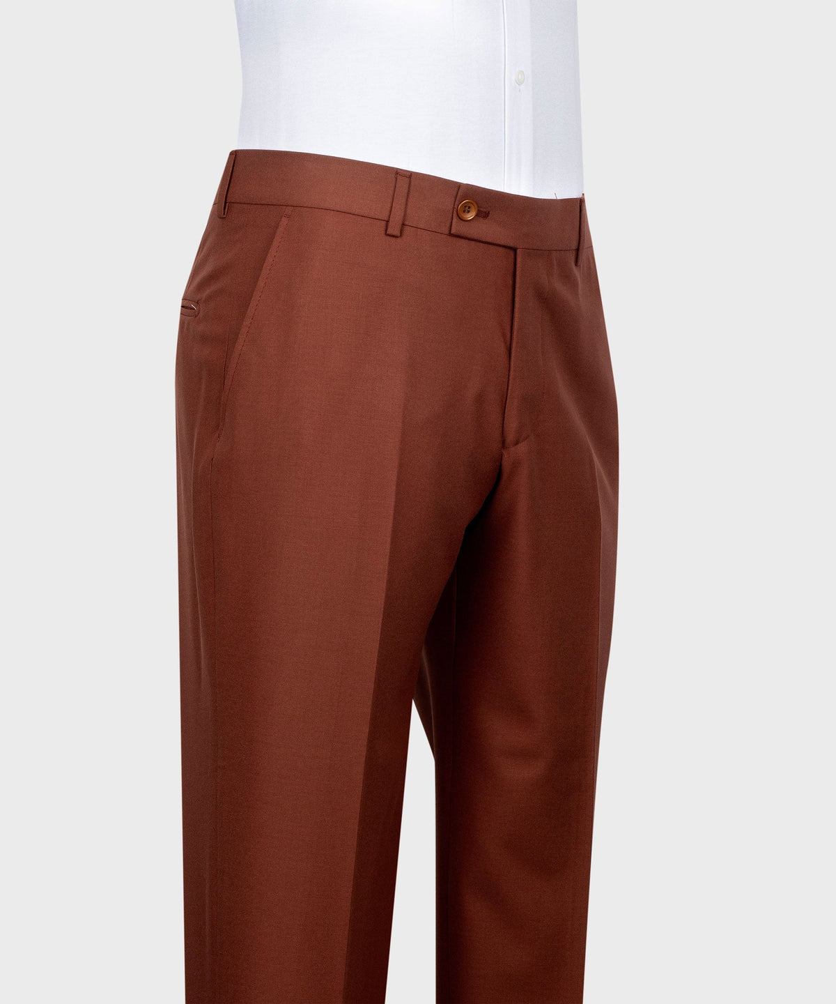 Burgundy Double-Breasted Suit - Style 04