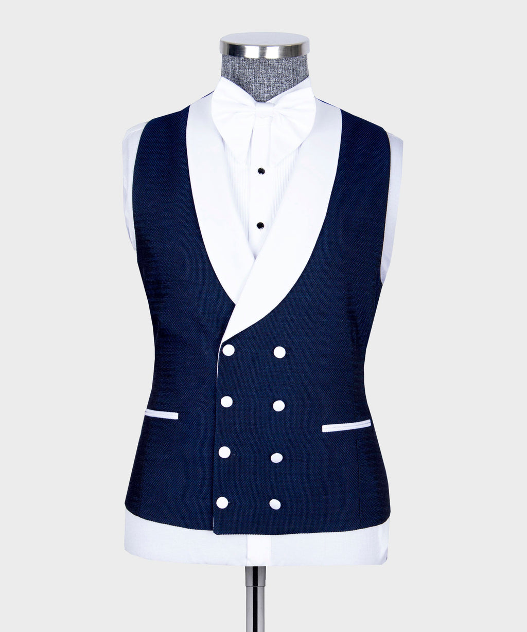 Classic Tuxedo Navy Blue-White